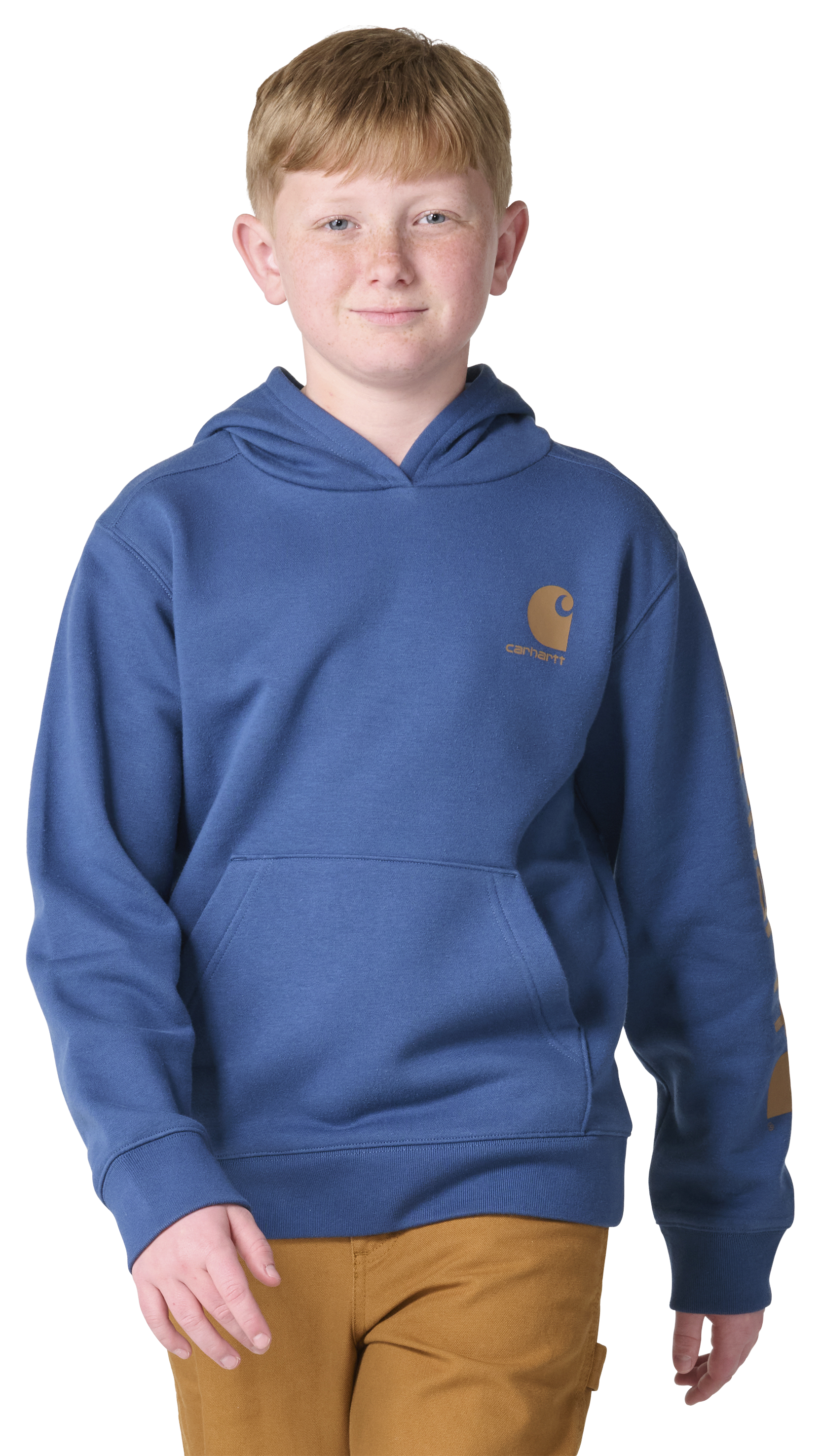 Image of Carhartt Logo Graphic Hoodie for Kids
