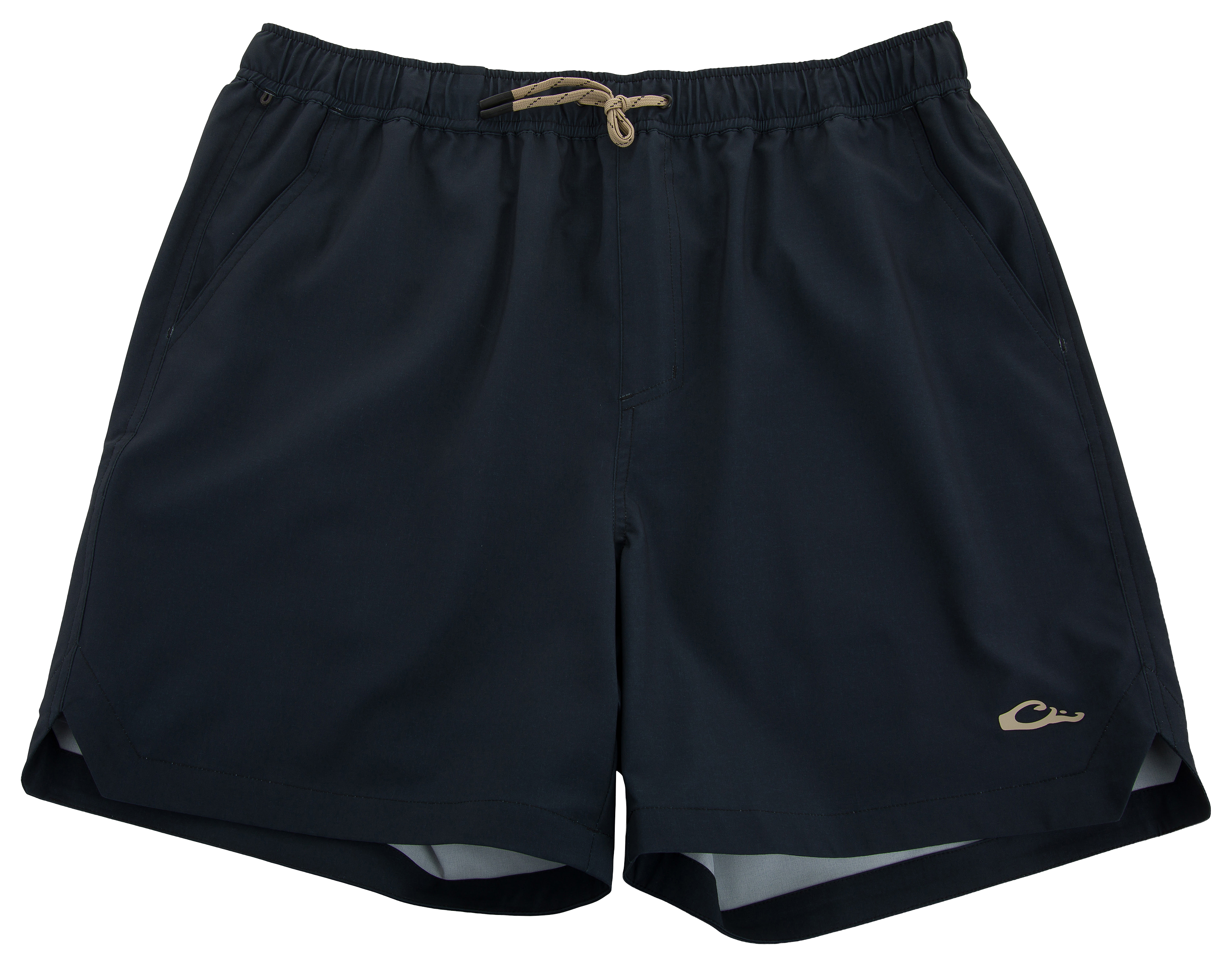 Image of Drake Waterfowl Lake Shore Dock Shorts - Black