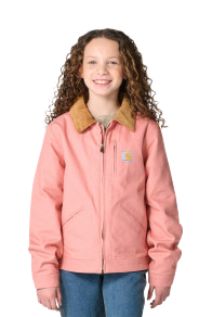 Carhartt Canvas Detroit Full-Zip Jacket for Kids - Rosette
