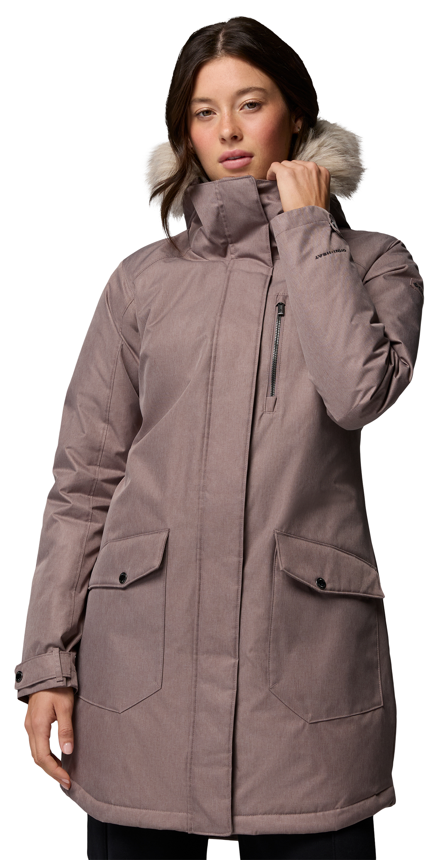 Image of Columbia Suttle Mountain Insulated Long Jacket - Iron