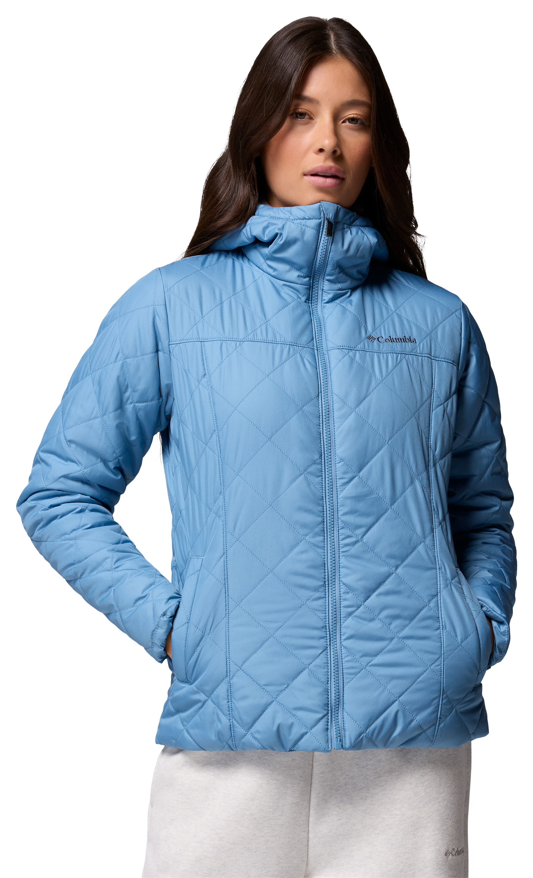 Image of Columbia Copper Crest II Hooded Jacket - Rainy Day