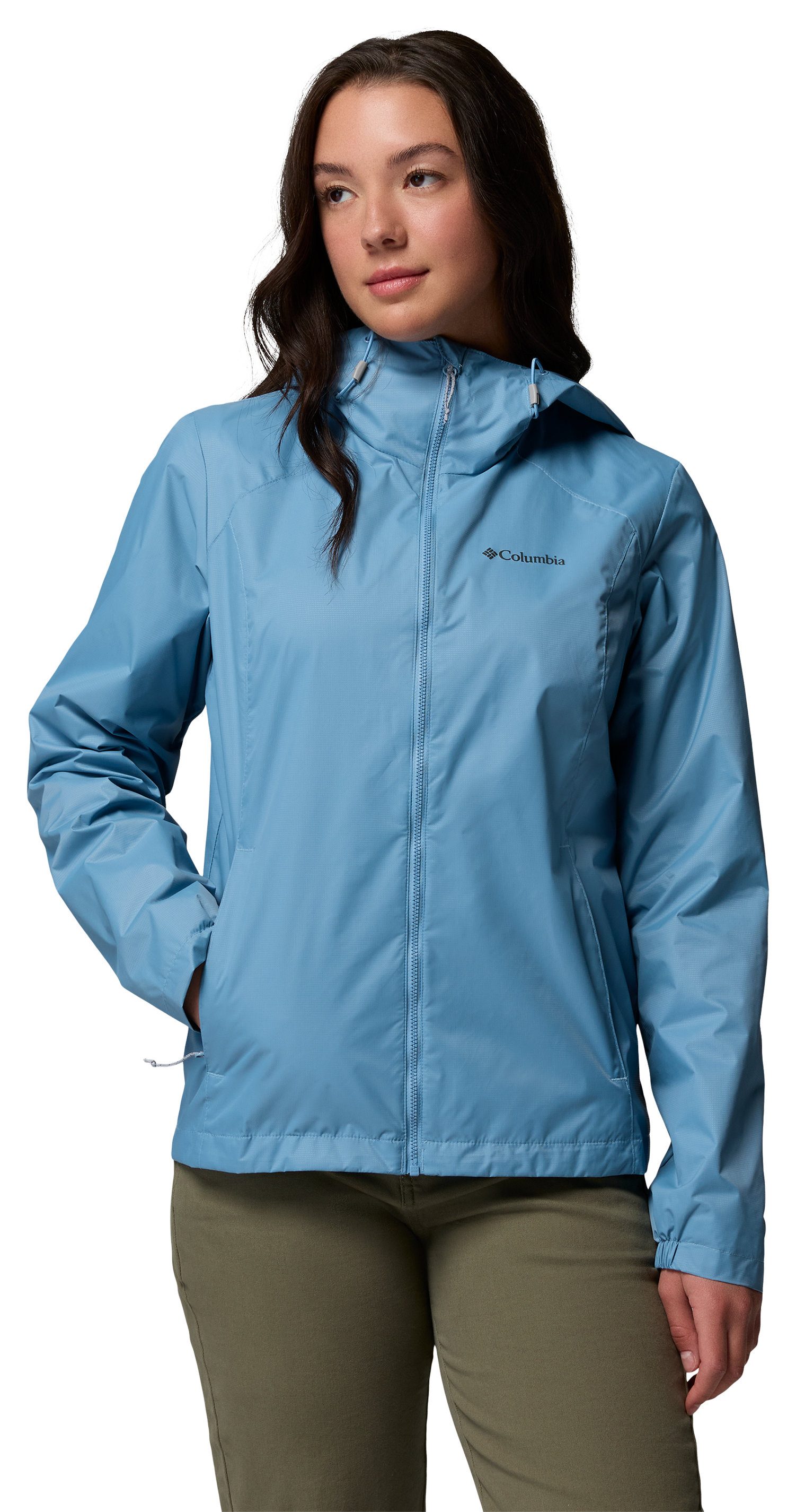 Image of Columbia Scattered Showers Jacket - Rainy Day