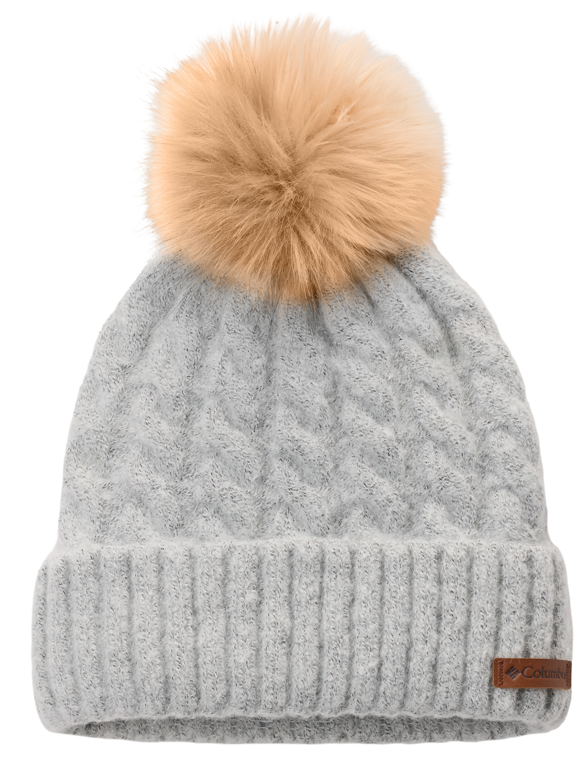 Image of Columbia Winter Blur II Pom Pom Beanie - Sea Salt