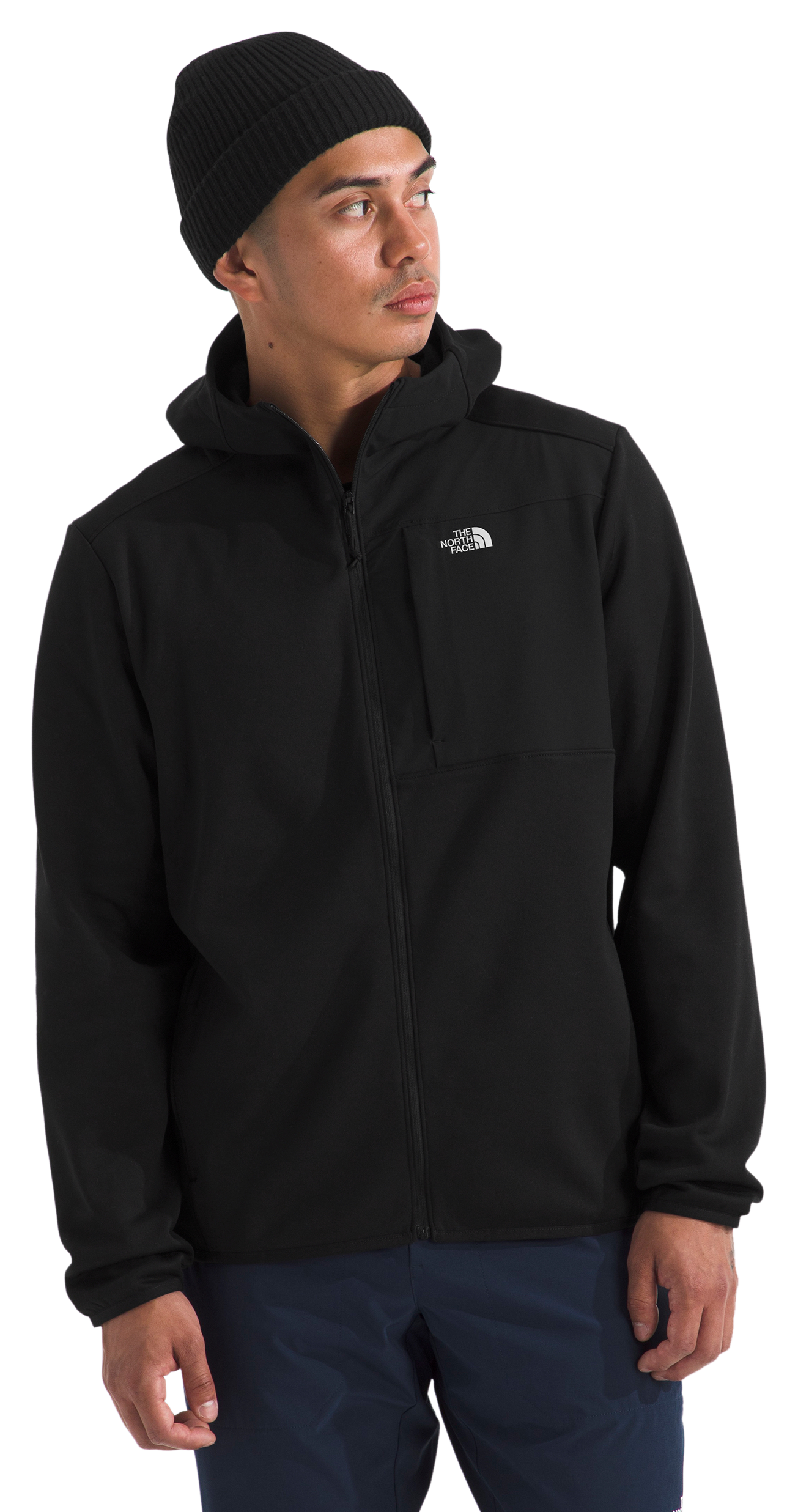 Image of The North Face Performance Fleece Full-Zip Hoodie - Black