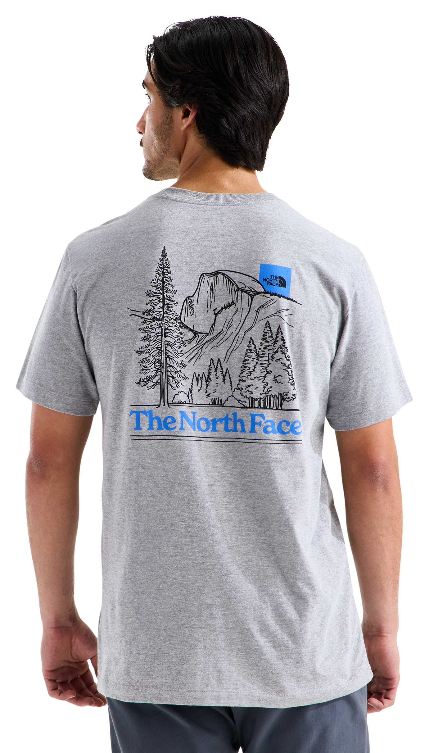 Image of The North Face Monte Mountain Short-Sleeve T-Shirt - Pale Grey Heather