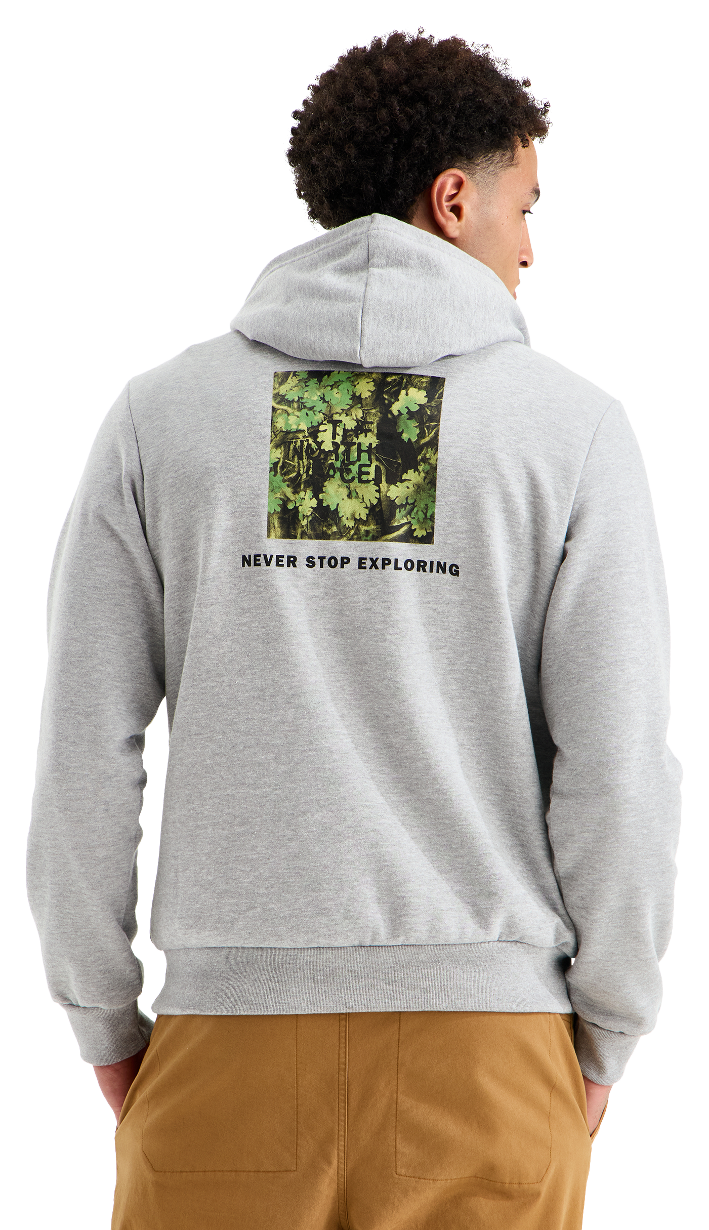 Image of The North Face Yosemite Oak Box NSE Hoodie - Pale Grey Heather
