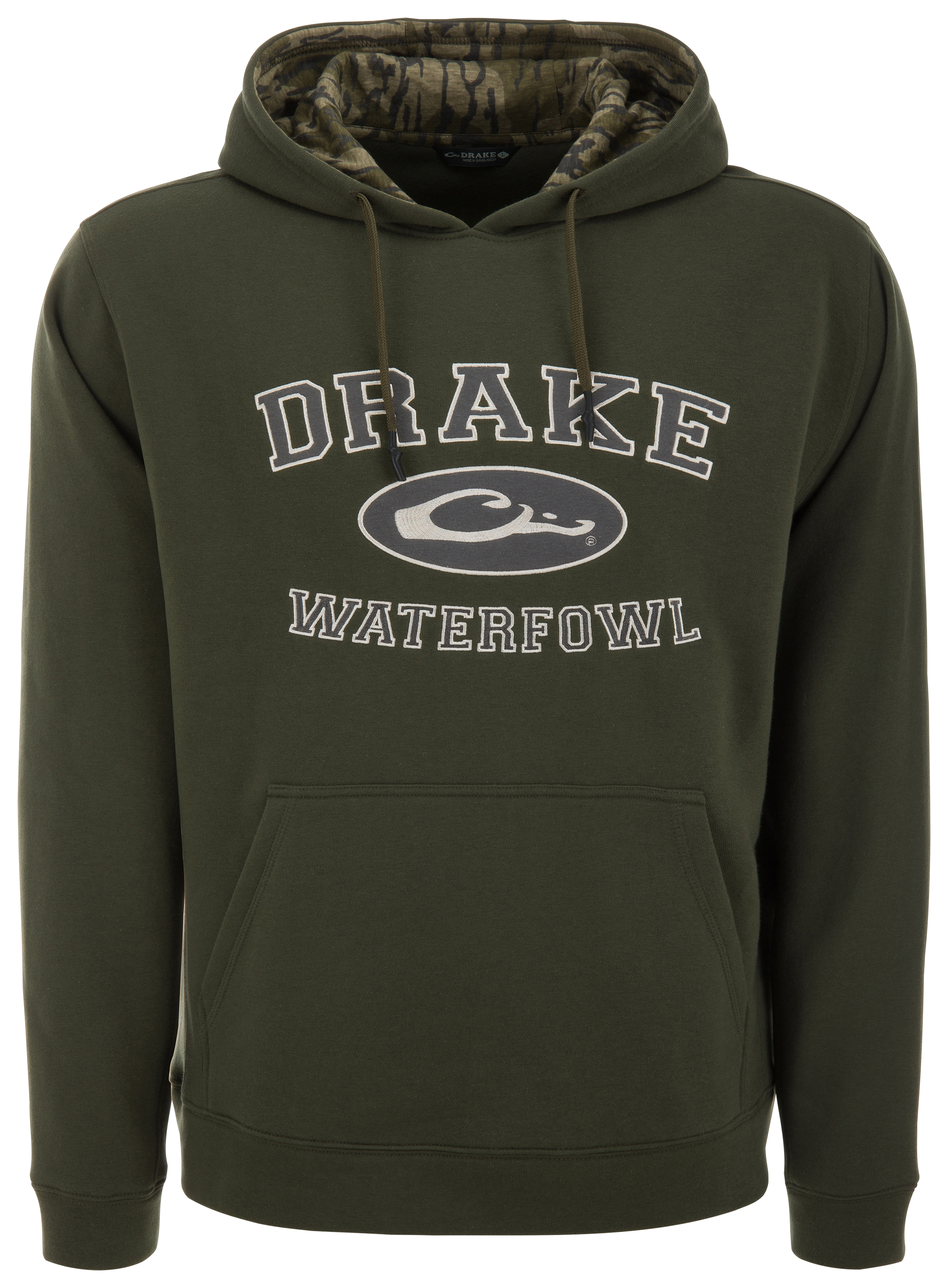 Image of Drake Waterfowl Three End Classic Hoodie - Forest Night Olive