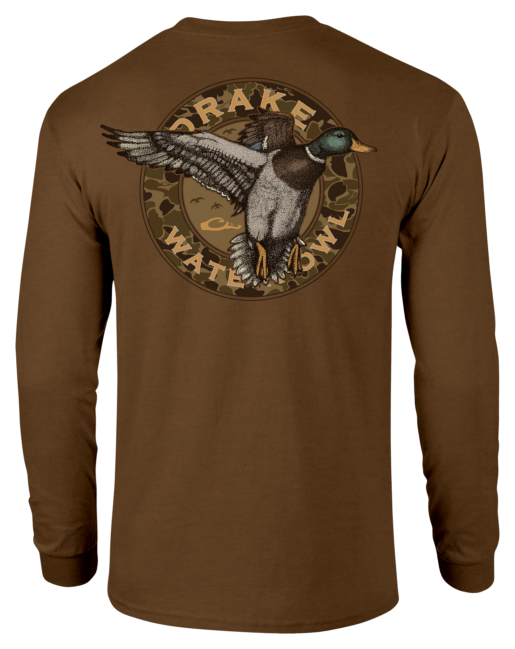 Image of Drake Waterfowl Circle Mallard Long-Sleeve T-Shirt