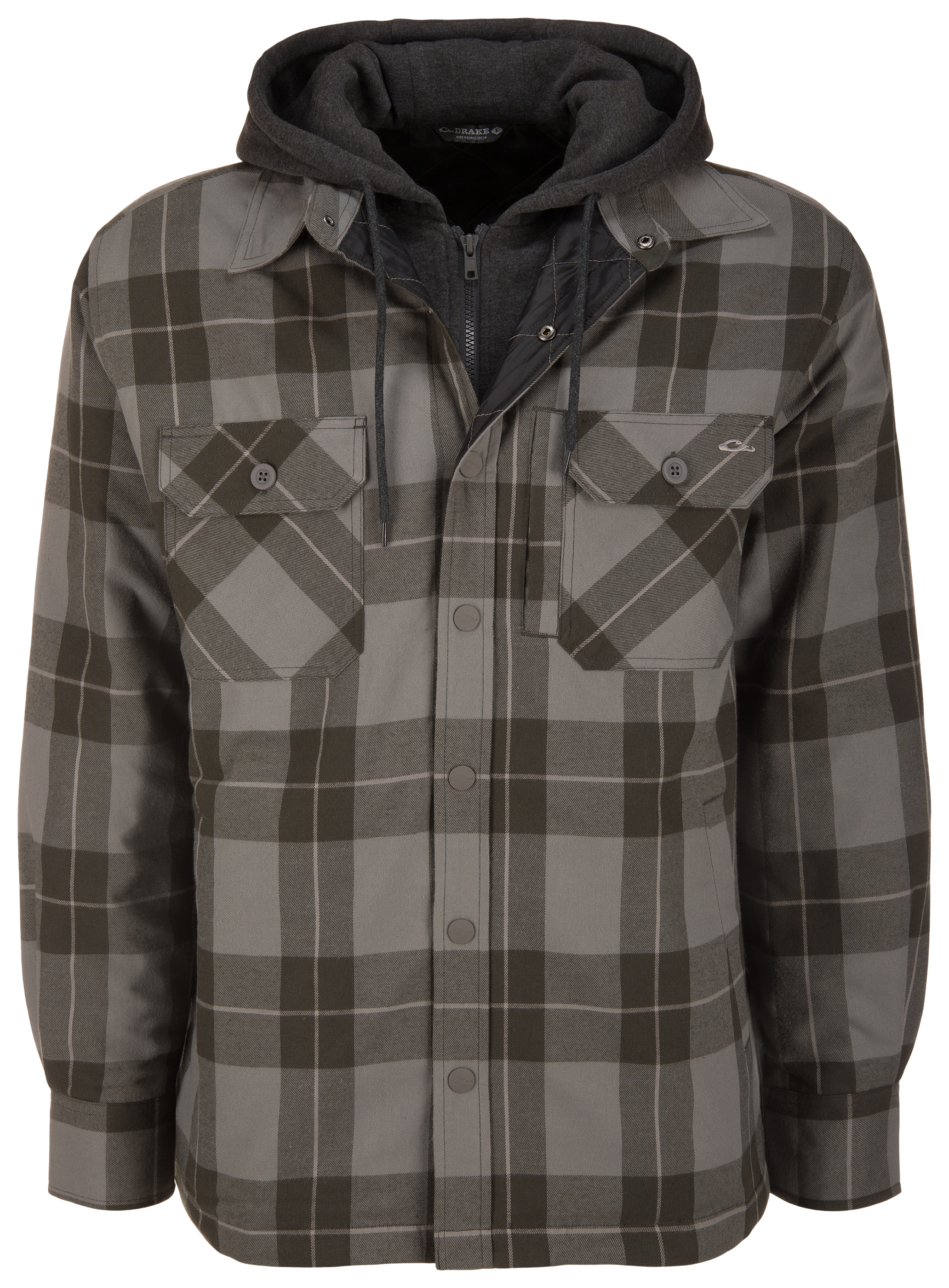 Image of Drake Waterfowl The Campfire Flannel Hoodie