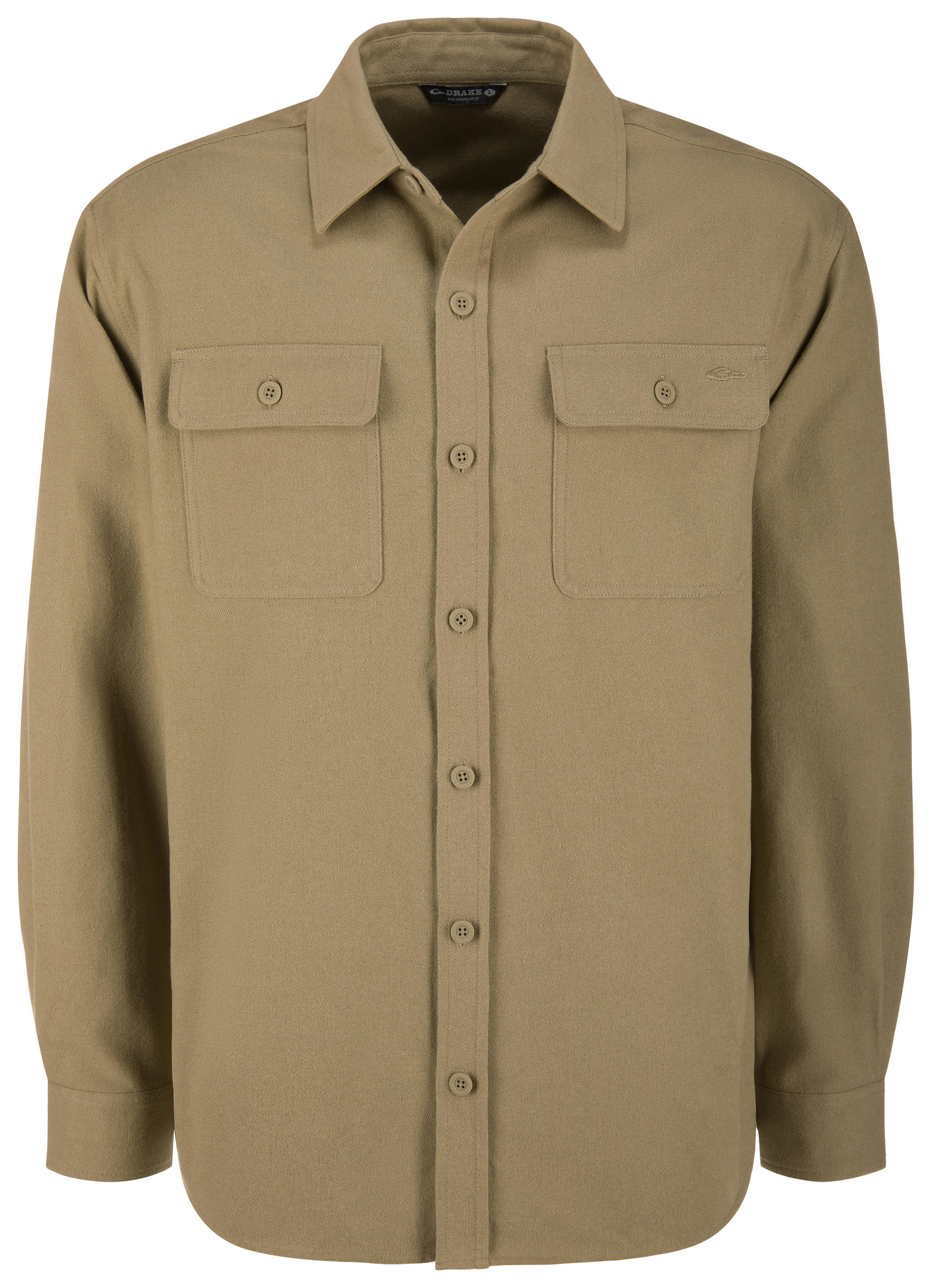 Image of Drake Waterfowl Legacy Flannel Long-Sleeve Shirt - Gadwall Brown