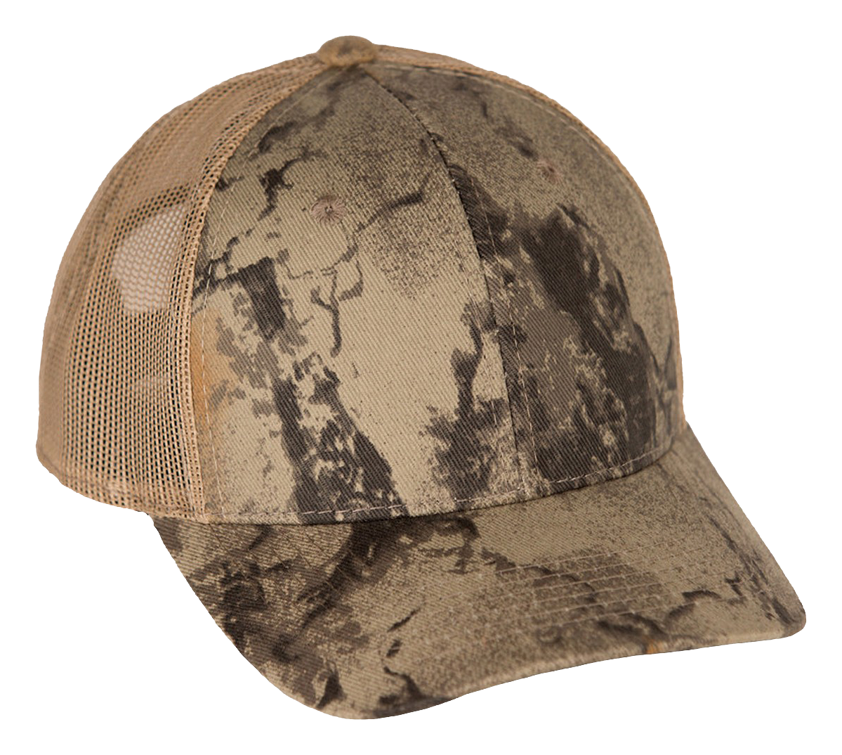 Image of Natural Gear Mid-Profile Mesh-Back Trucker Cap