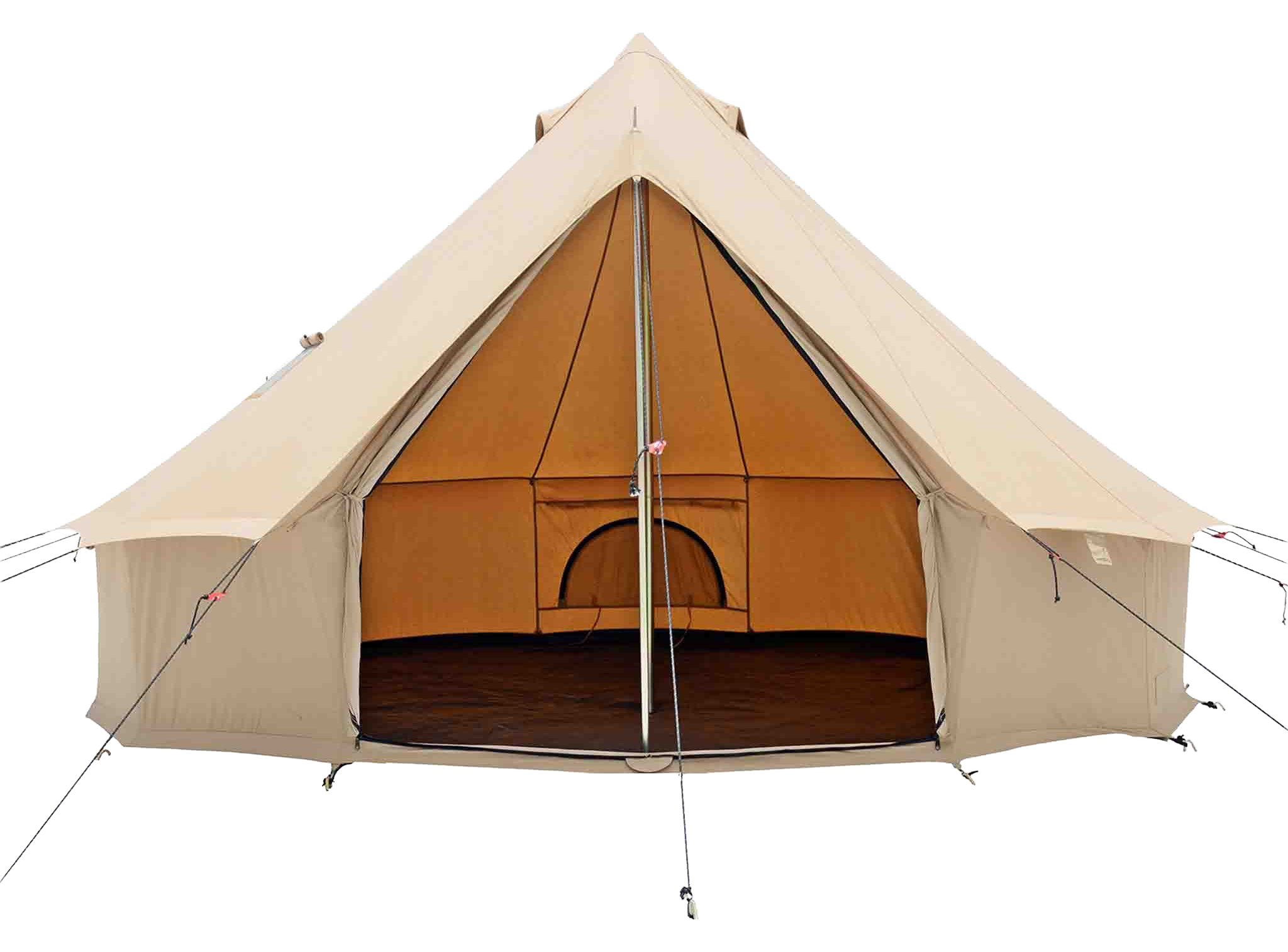 Image of White Duck Outdoors Regatta 20' Water-Repellent Bell Tent - Sandstone Beige