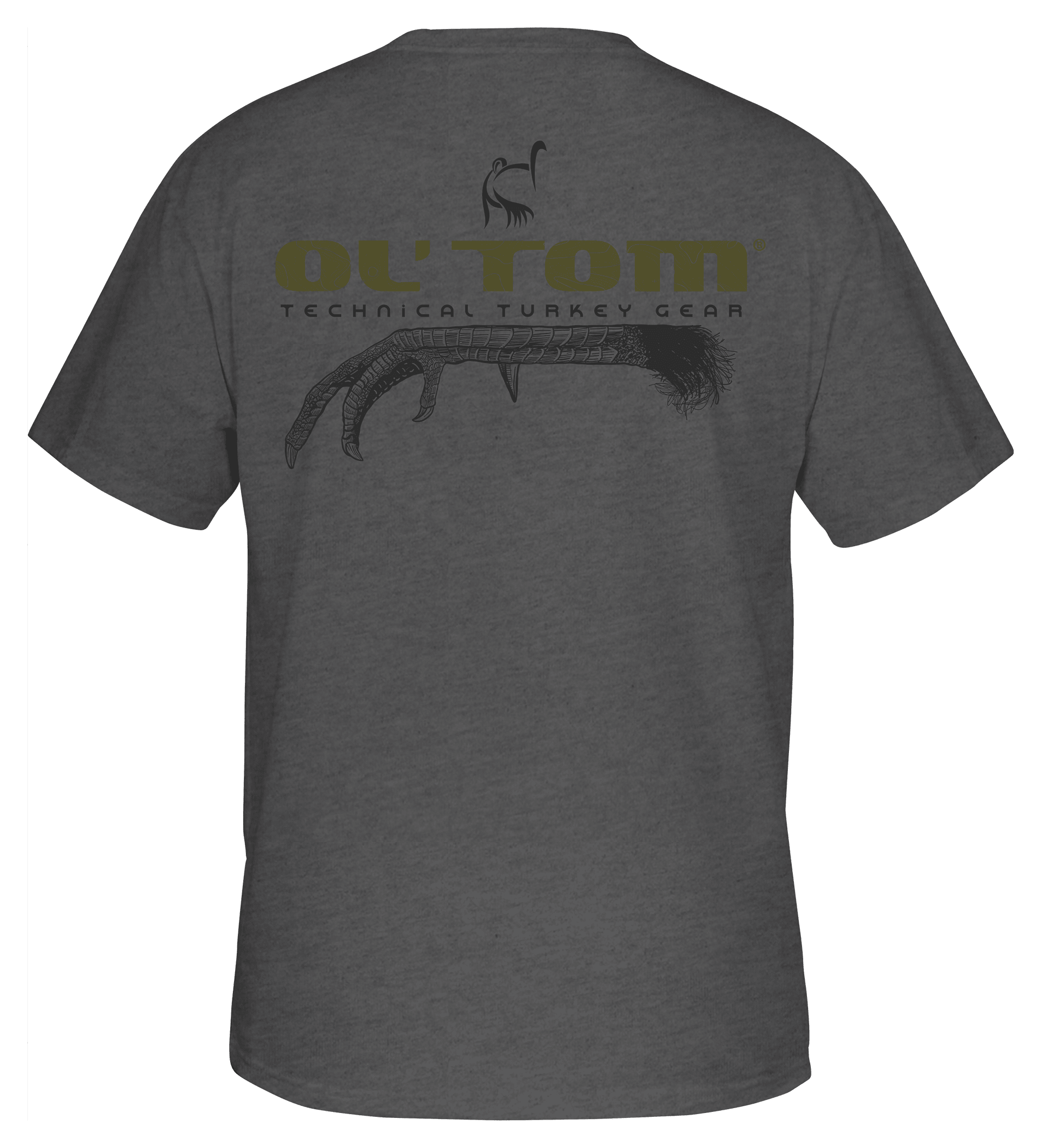 Ol' Tom Ol' Tom Talons Short-Sleeve T-Shirt - Graphite Heather - $29.99 at Bass Pro Shops