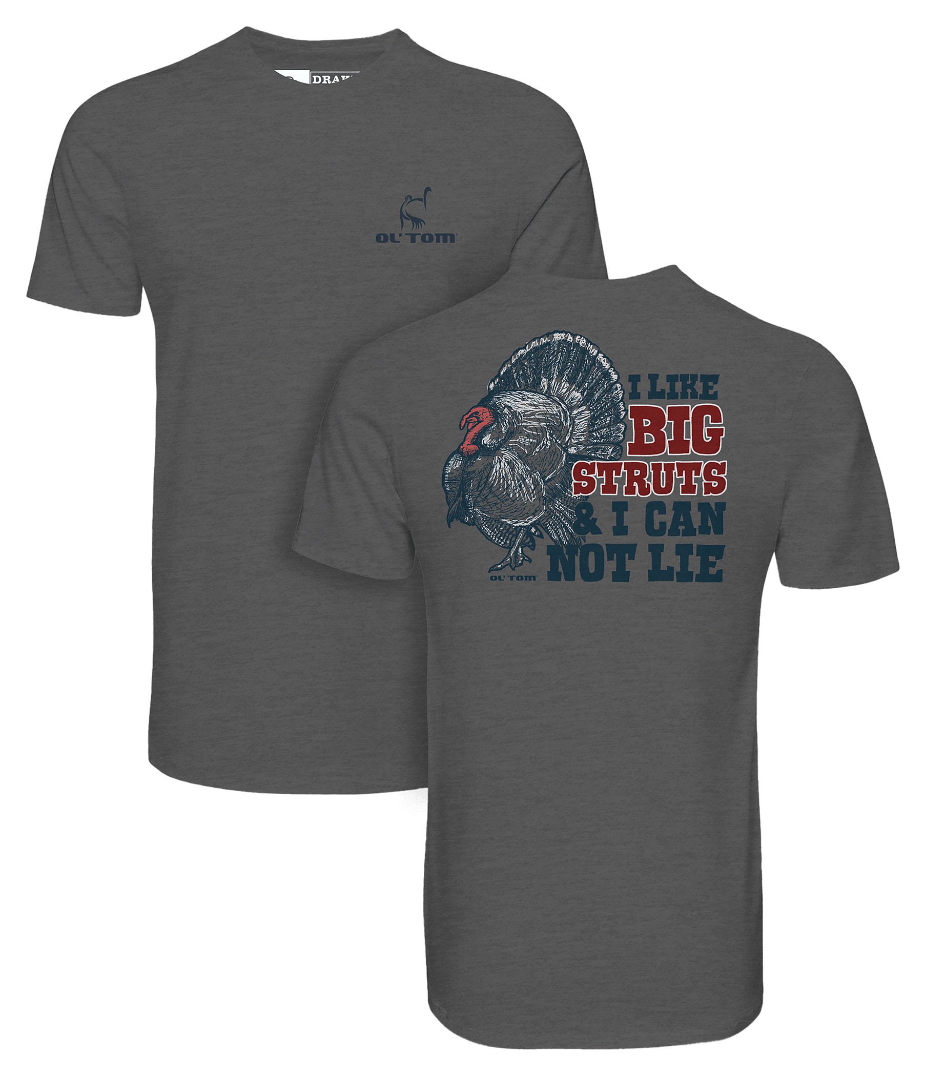 Image of Ol' Tom Big Struts Short-Sleeve T-Shirt - Graphite Heather