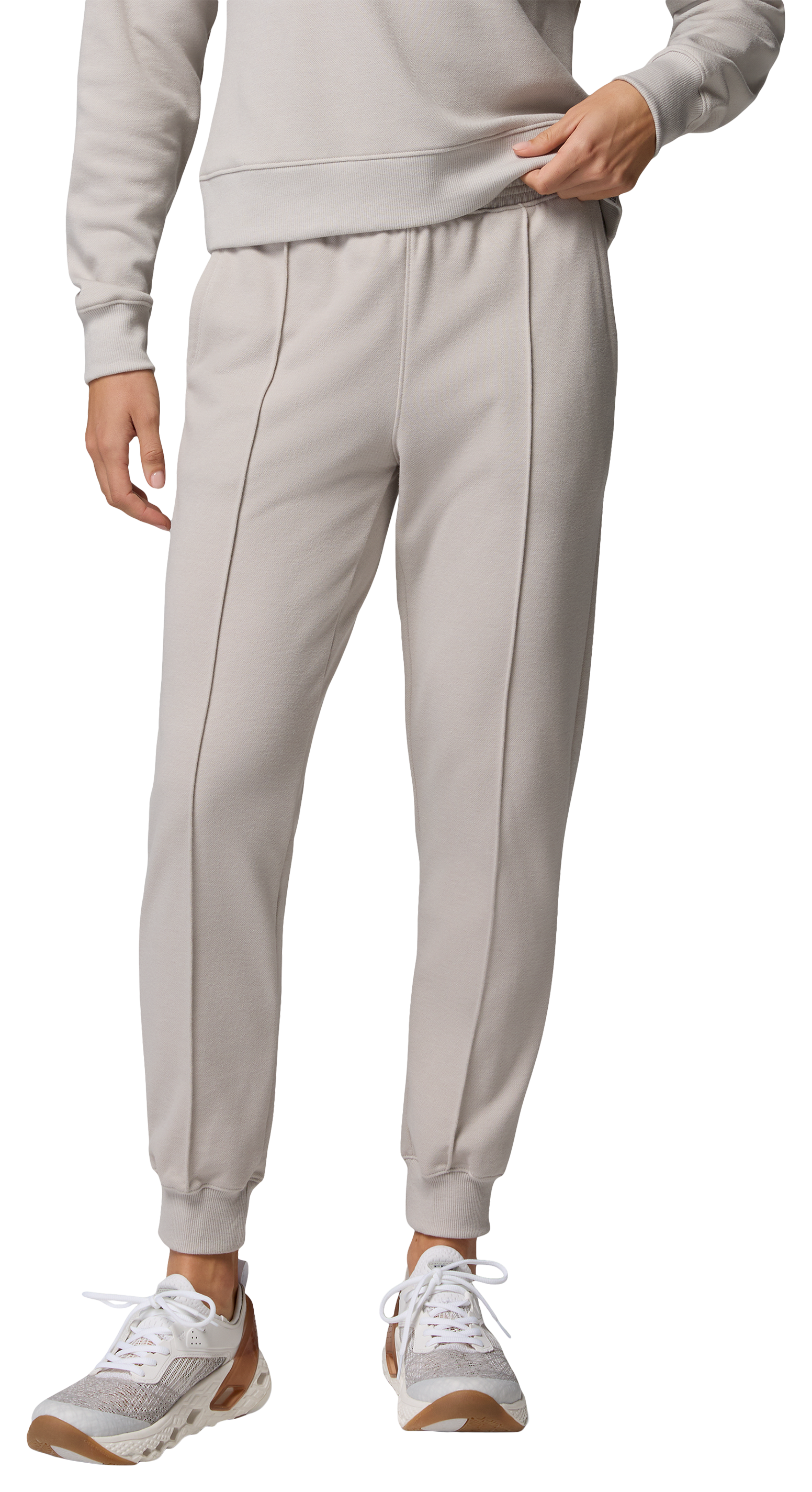 Image of Columbia PFG Open Water Fleece Joggers - Light Cloud