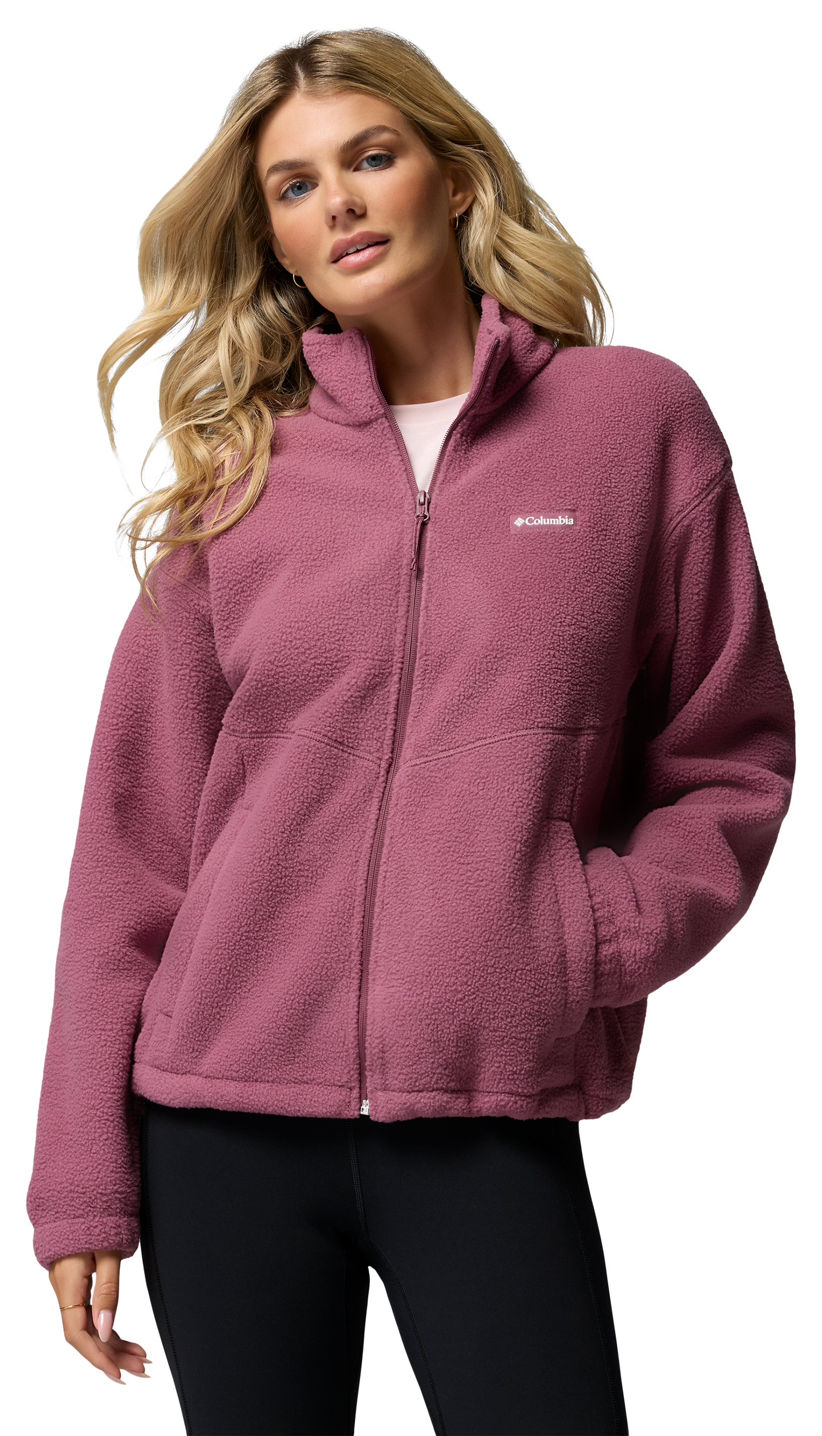 Columbia Columbia Timber Meadow MTR Fleece Full-Zip Jacket - Antique Mauve - $60.00 at Bass Pro Shops