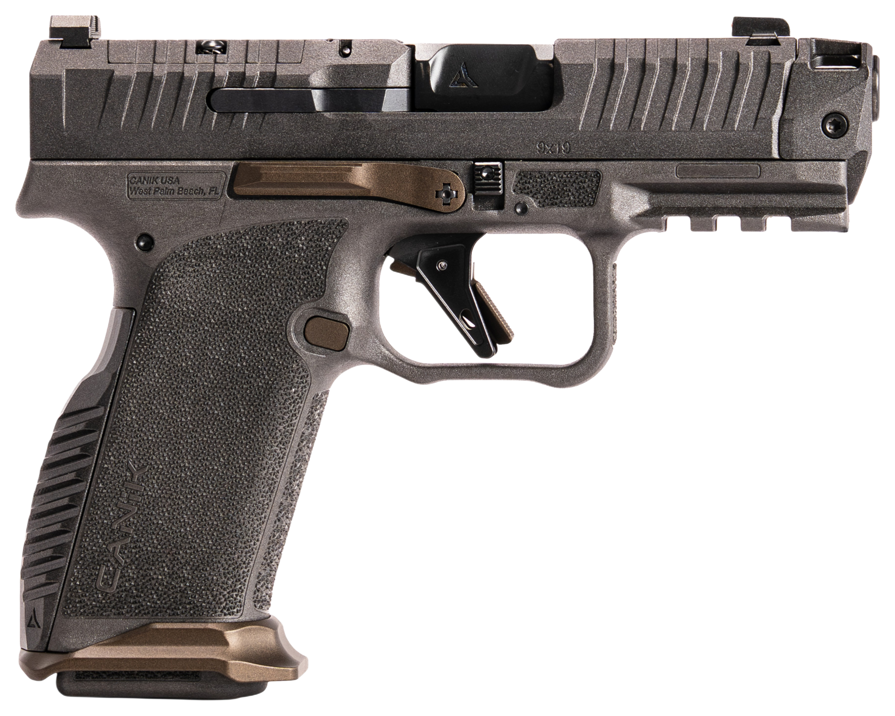 Canik Mete Prime Radian Optics-Ready Semi-Auto Pistol - Grey