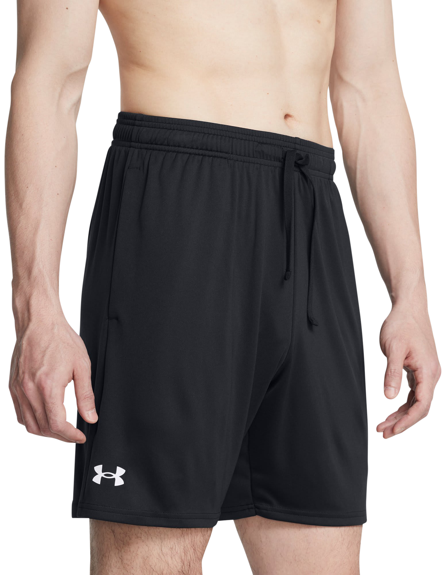 Image of "Under Armour Tech 7"" Shorts - Black/White"