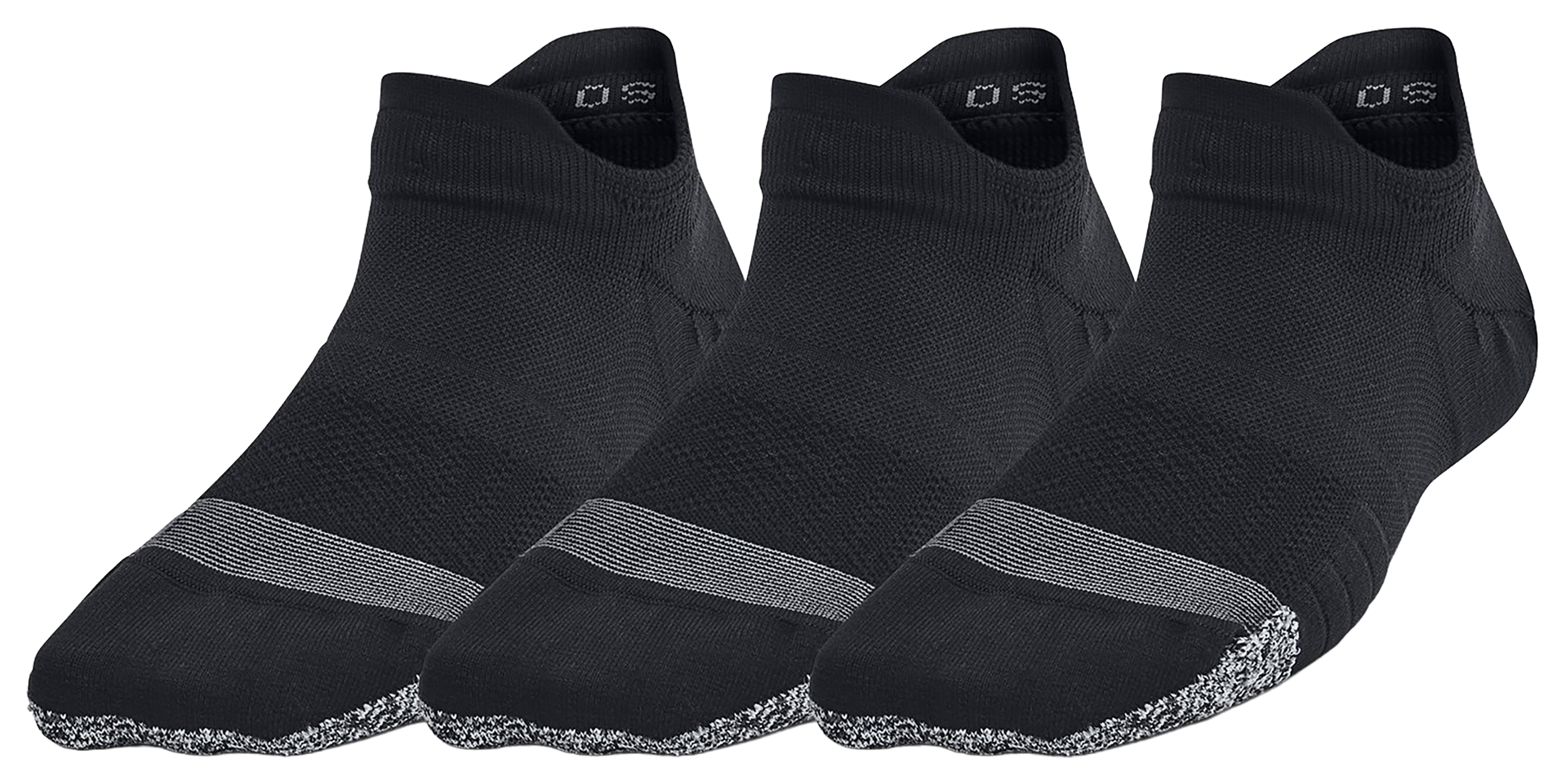 Image of Under Armour Breathe No-Show Tab 3-Pack Socks for Women