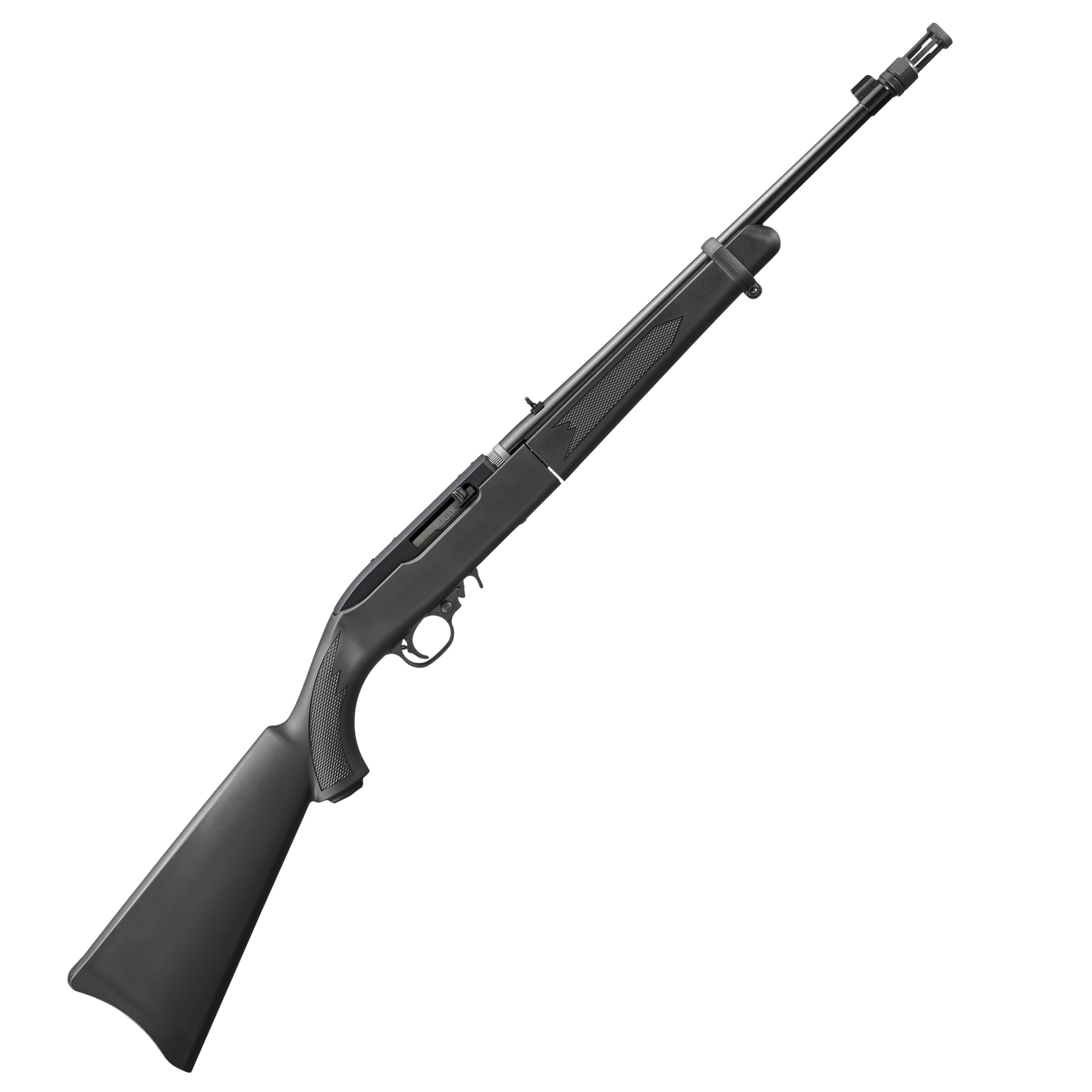 Ruger 1022 Takedown SemiAuto Rimfire Rifle with Flash Hider