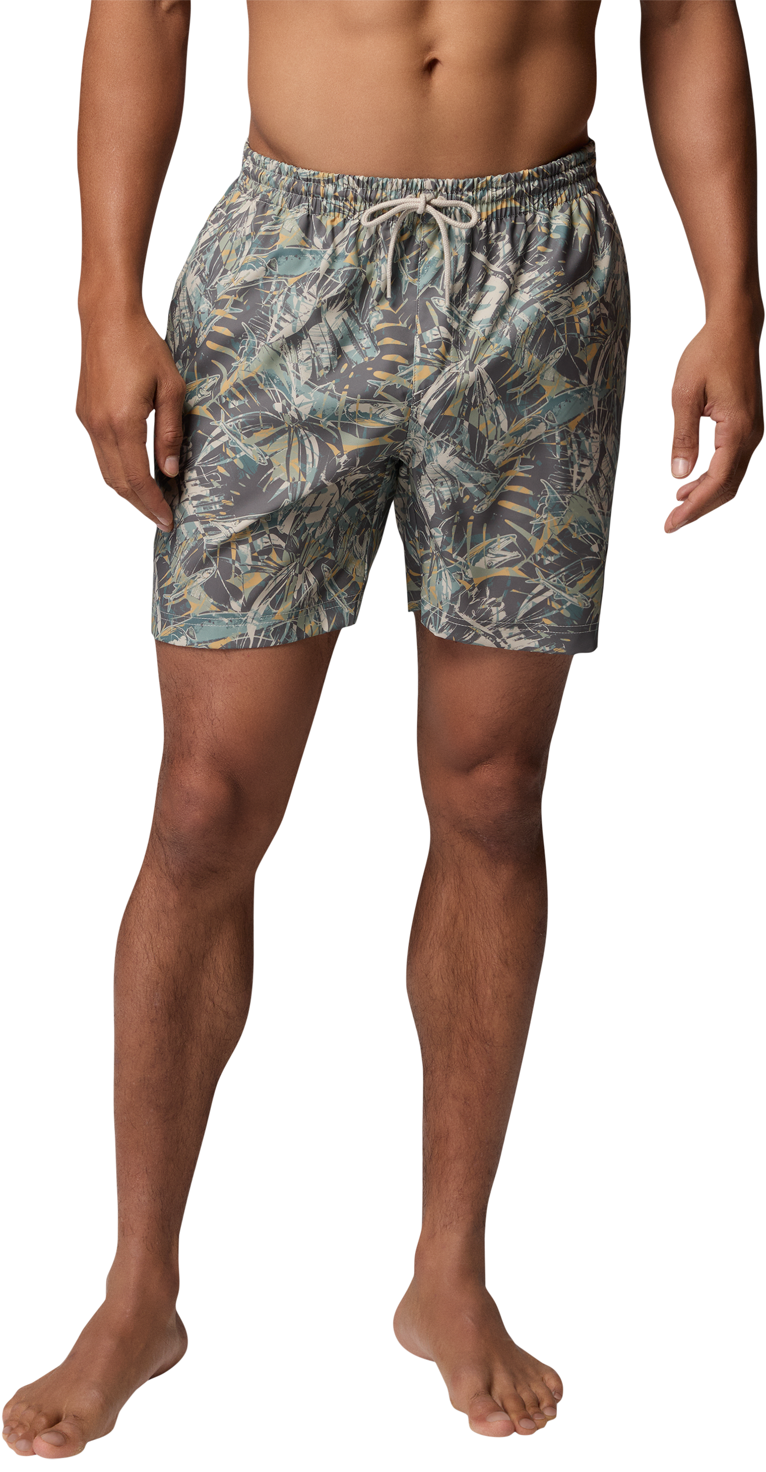 Image of Columbia PFG Rambler Printed Water Shorts - Niagara Seatigers