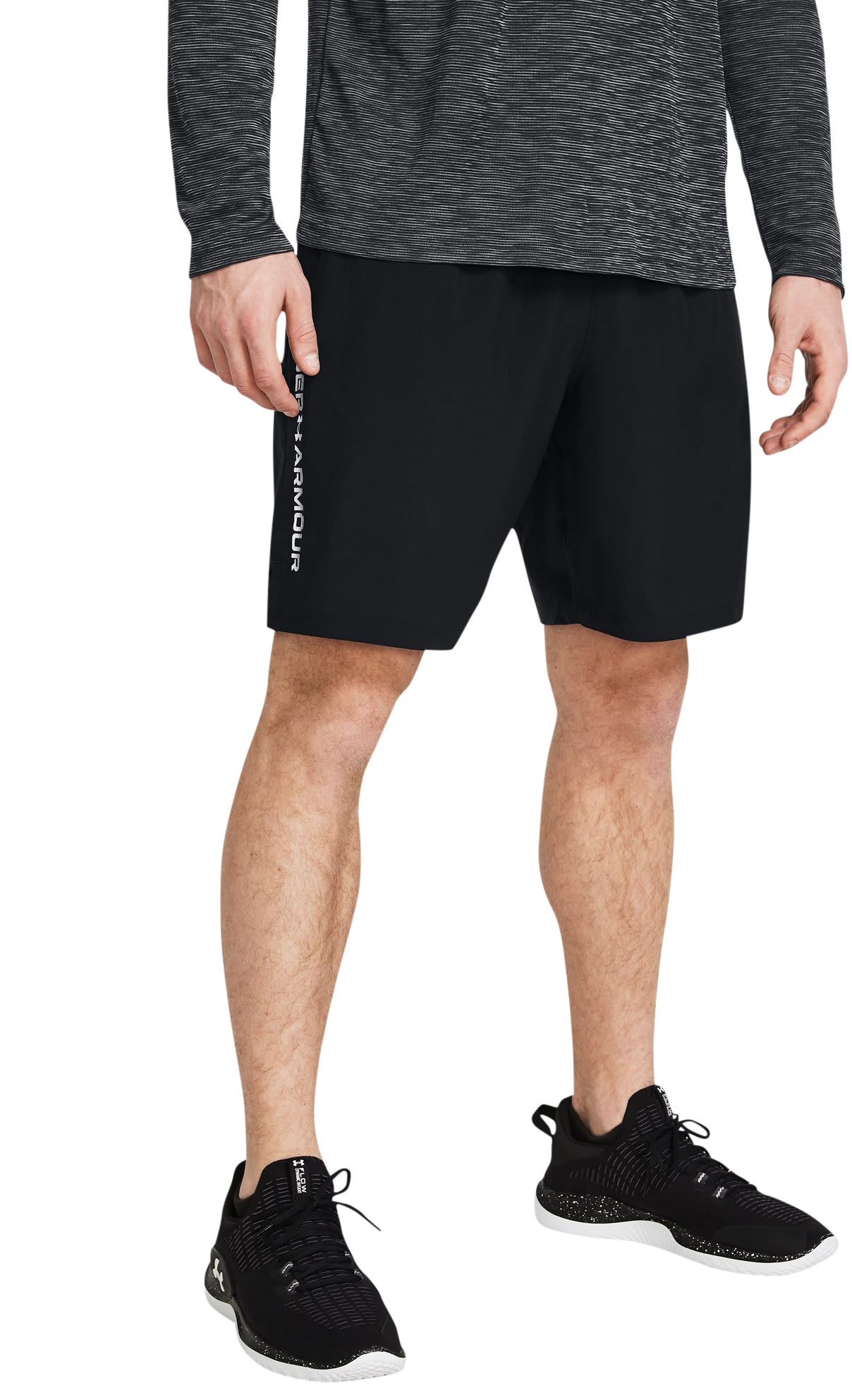 Image of Under Armour Tech Woven Wordmark Shorts - Black/White
