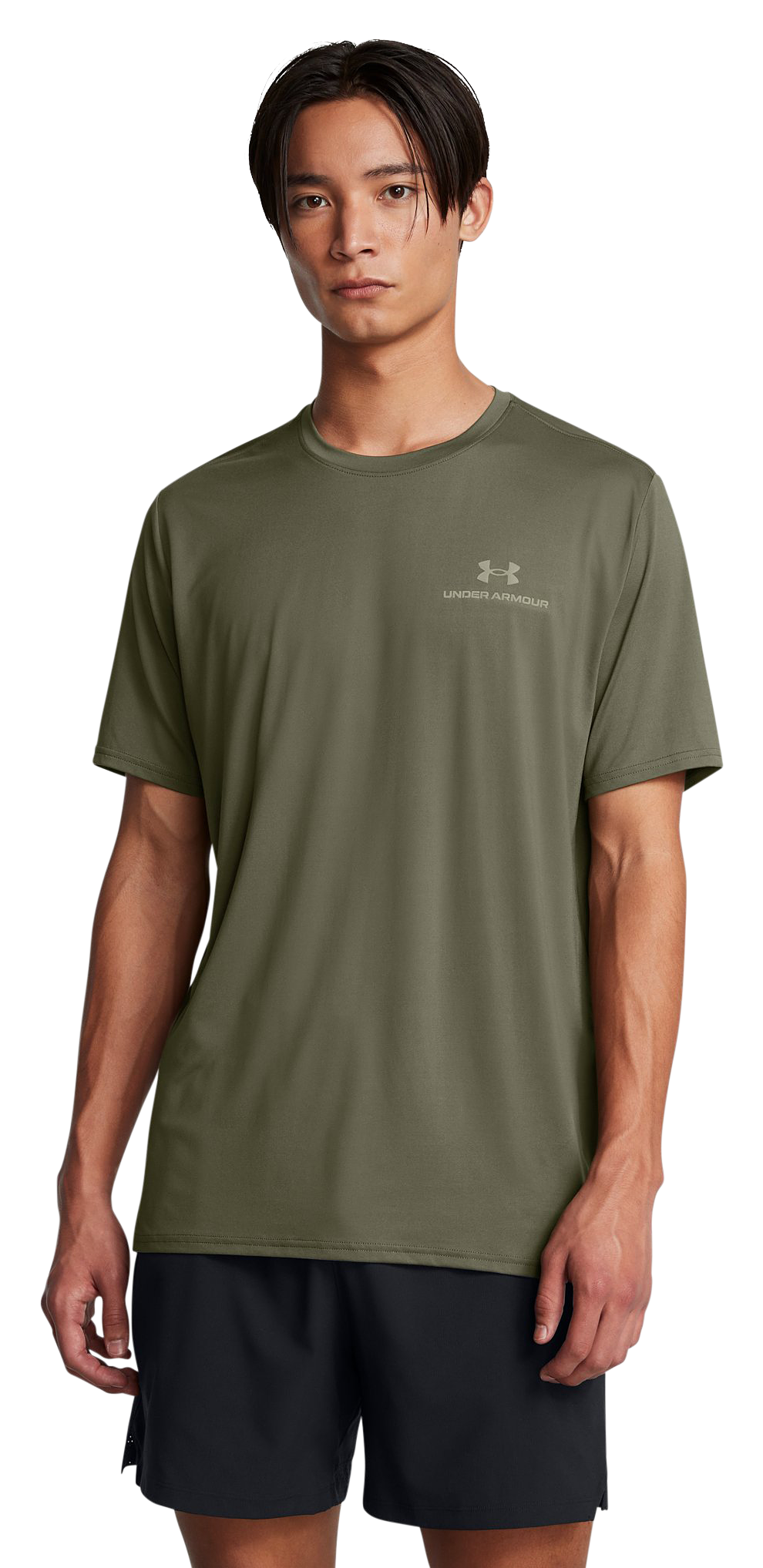 Image of Under Armour RUSH Energy Short-Sleeve T-Shirt - Marine OD Green/Marine OD Green