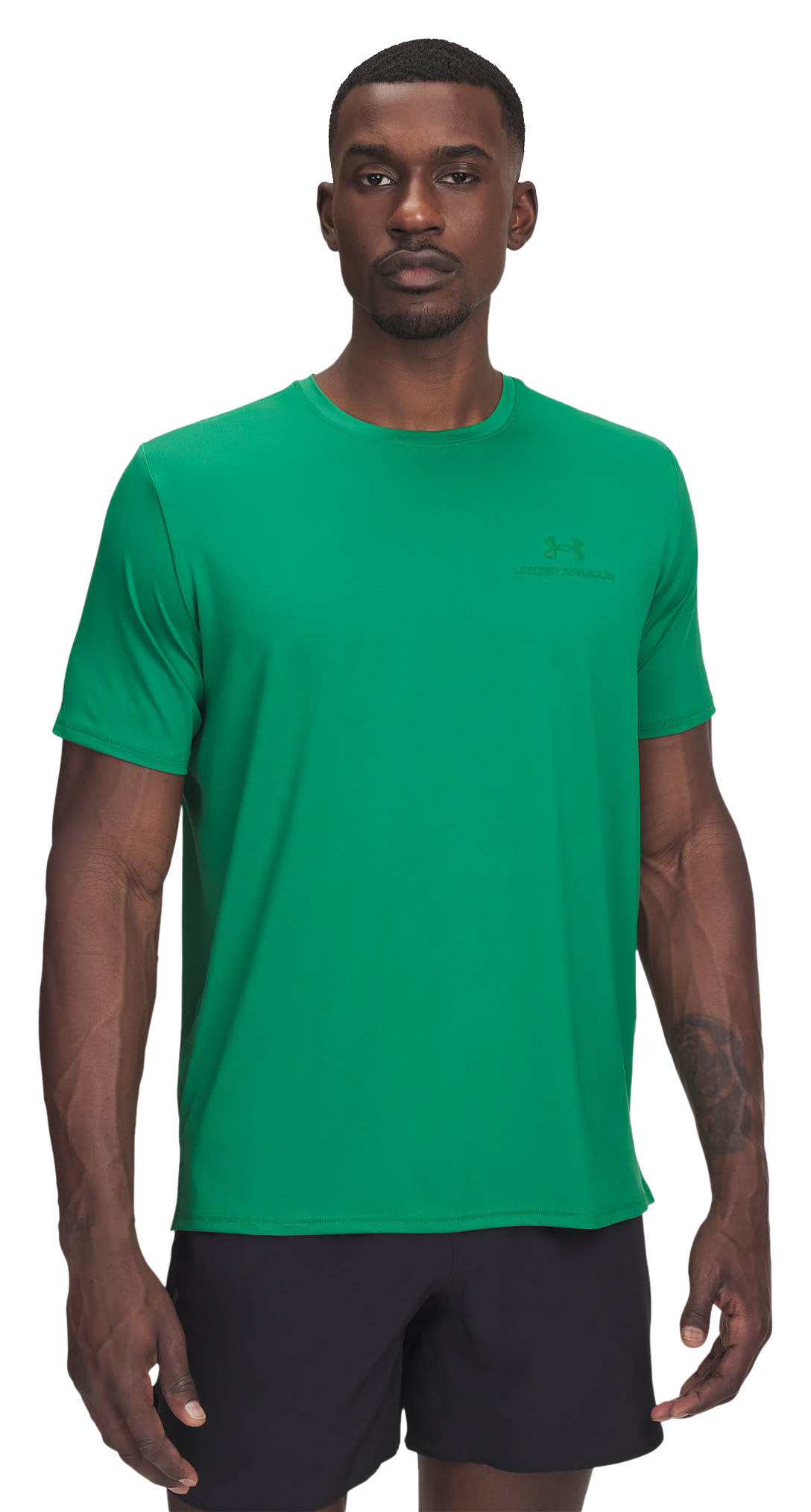 Image of Under Armour RUSH Energy Short-Sleeve T-Shirt - Team Kelly Green/Team Kelly Green