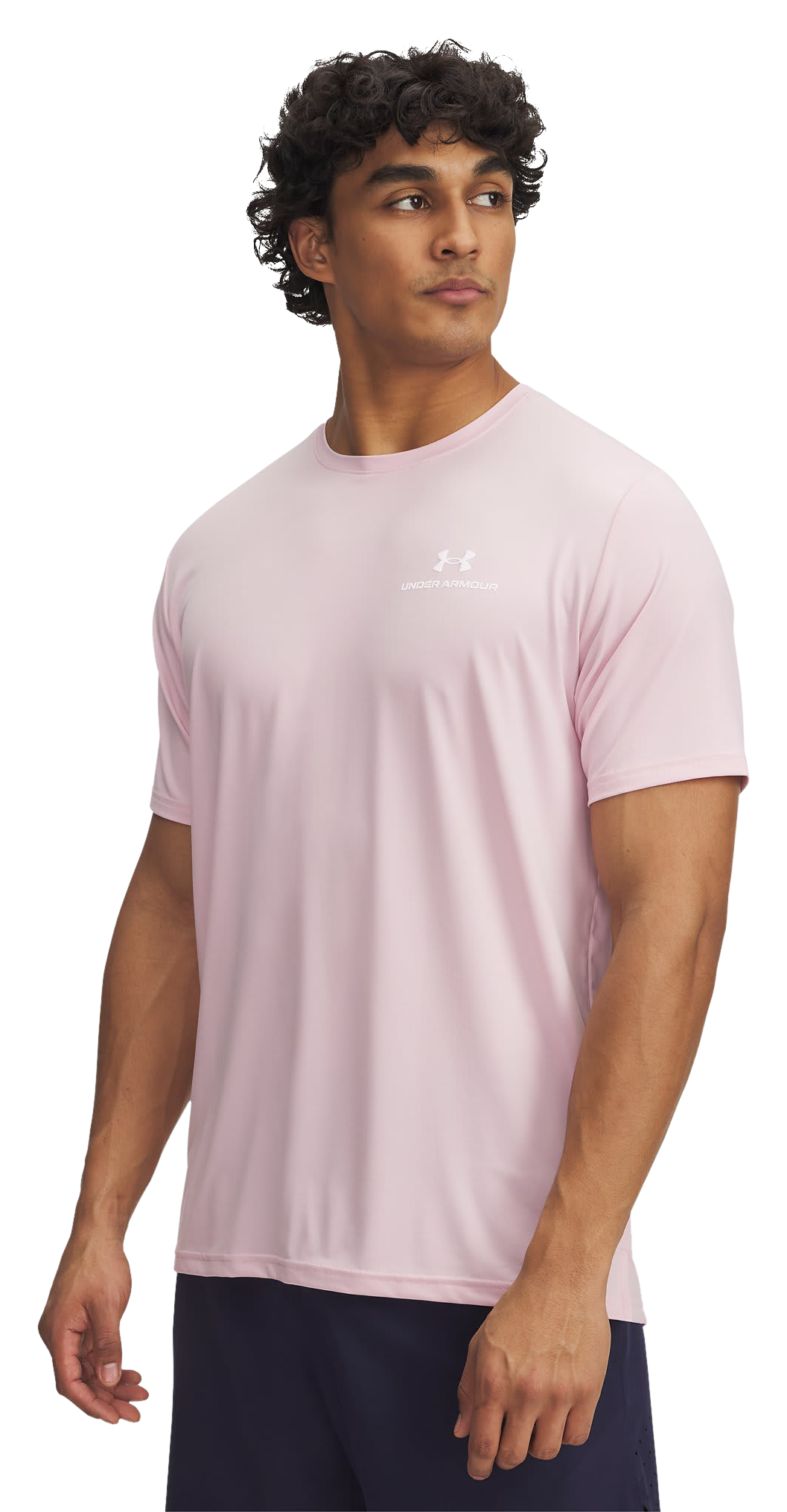 Image of Under Armour RUSH Energy Short-Sleeve T-Shirt - Prime Pink/Prime Pink