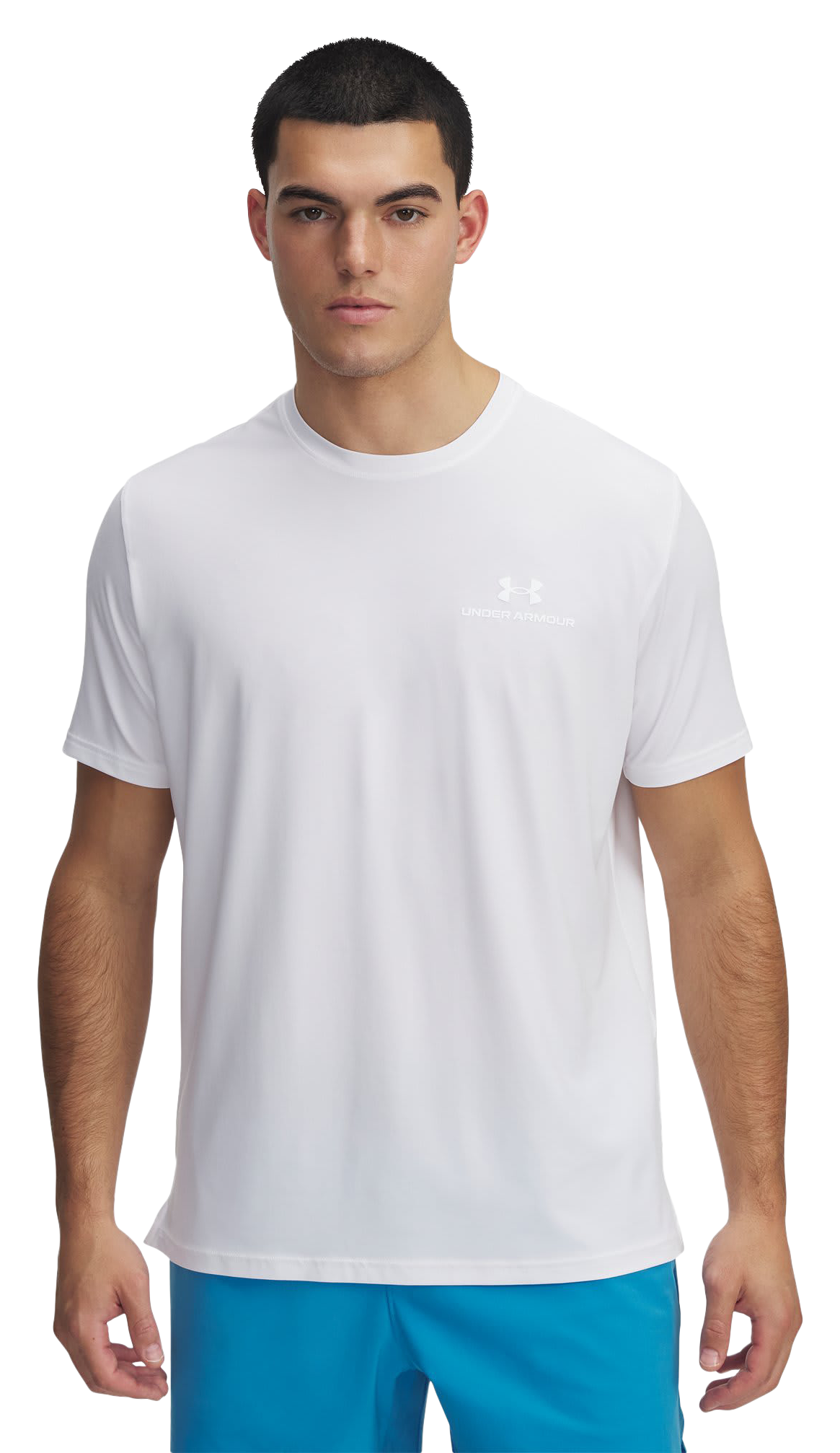 Image of Under Armour RUSH Energy Short-Sleeve T-Shirt - White/White
