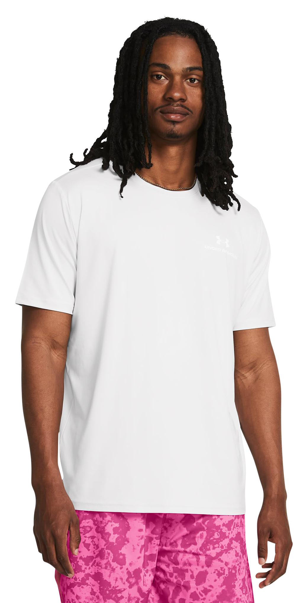 Image of Under Armour RUSH Energy Short-Sleeve T-Shirt - Distant Gray/Distant Gray