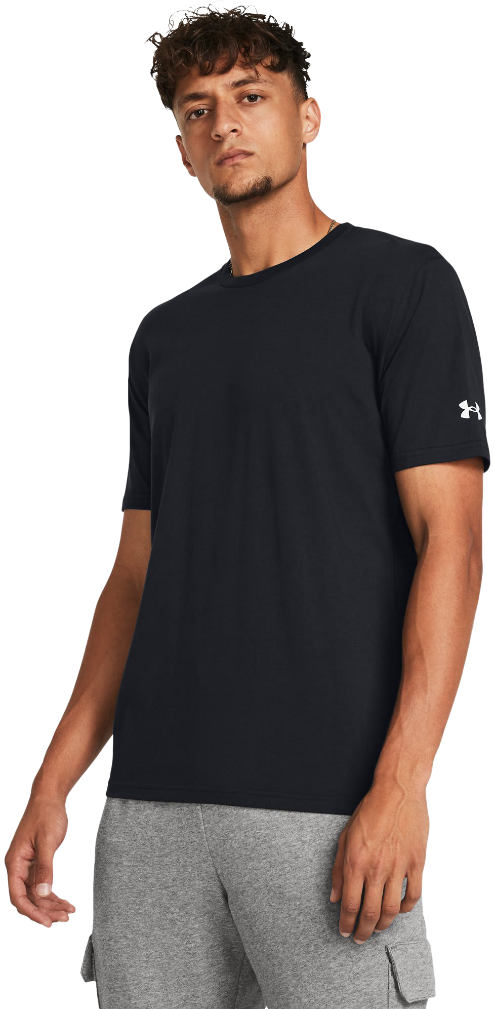 Image of Under Armour Athletics Short-Sleeve Shirt - Black/White