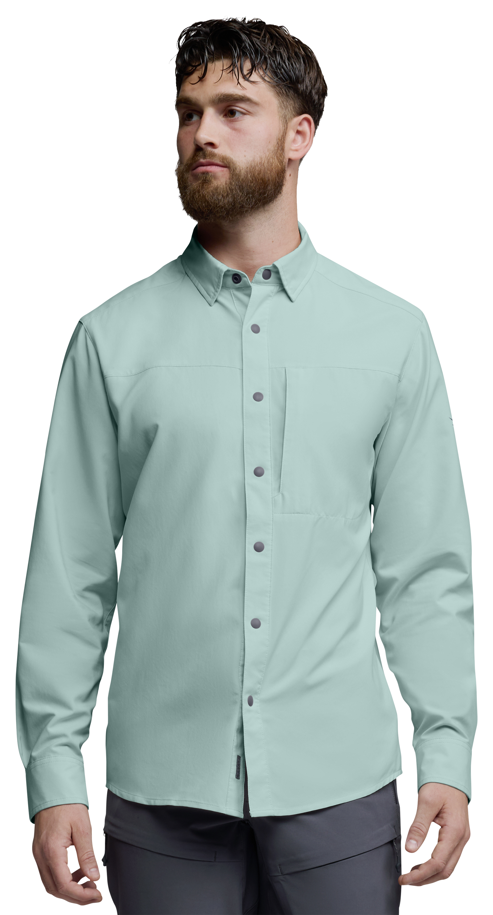 Image of SITKA Guard Sun Long-Sleeve Snap-Down Shirt - Saltwater Blue