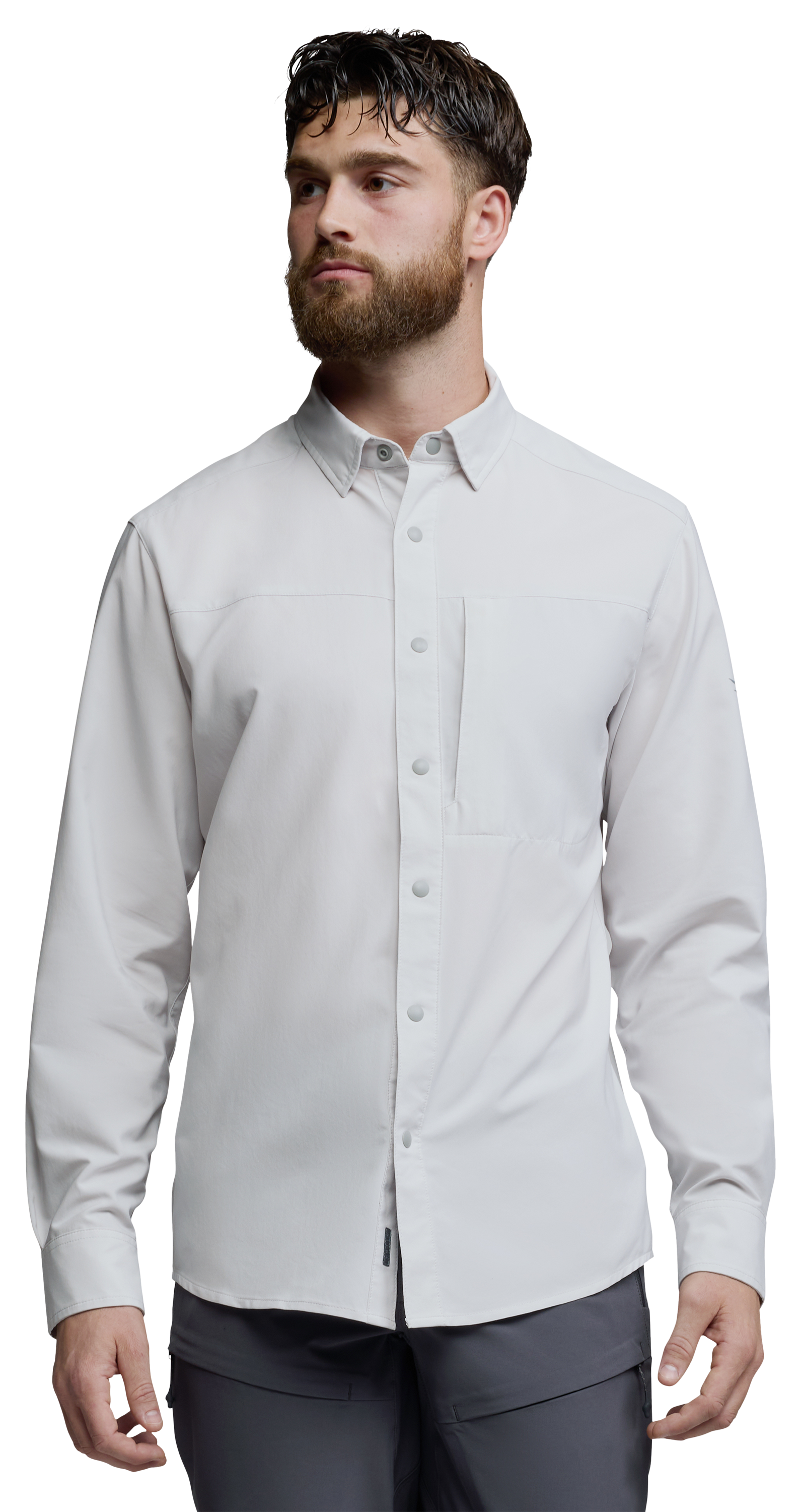 Image of SITKA Guard Sun Long-Sleeve Snap-Down Shirt - Vapor Grey