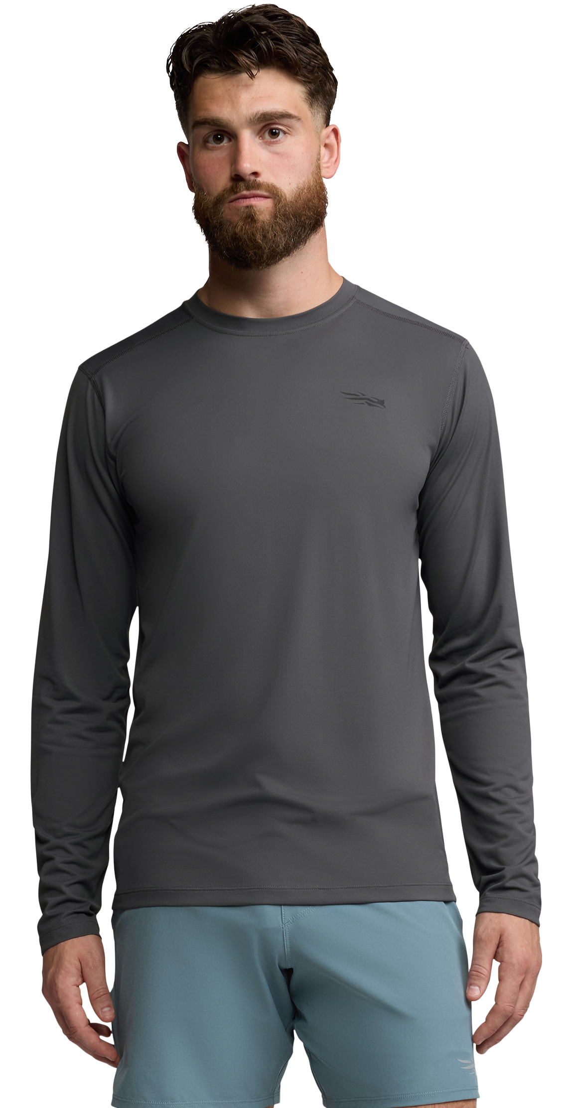 Image of SITKA Radiant Long-Sleeve Crew T-Shirt - Iron Grey