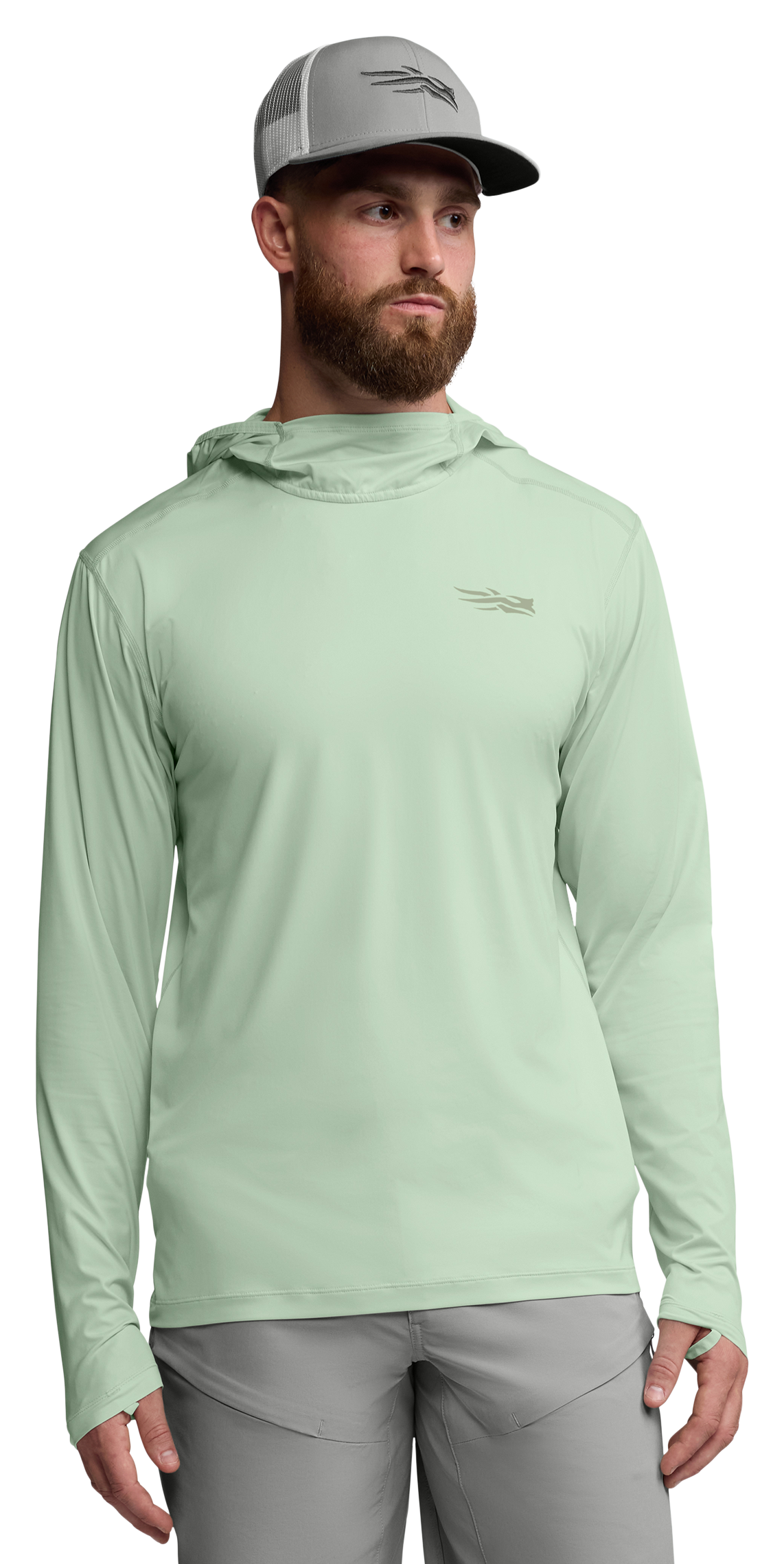 Image of SITKA Guard Sun Hoodie - Foam Green