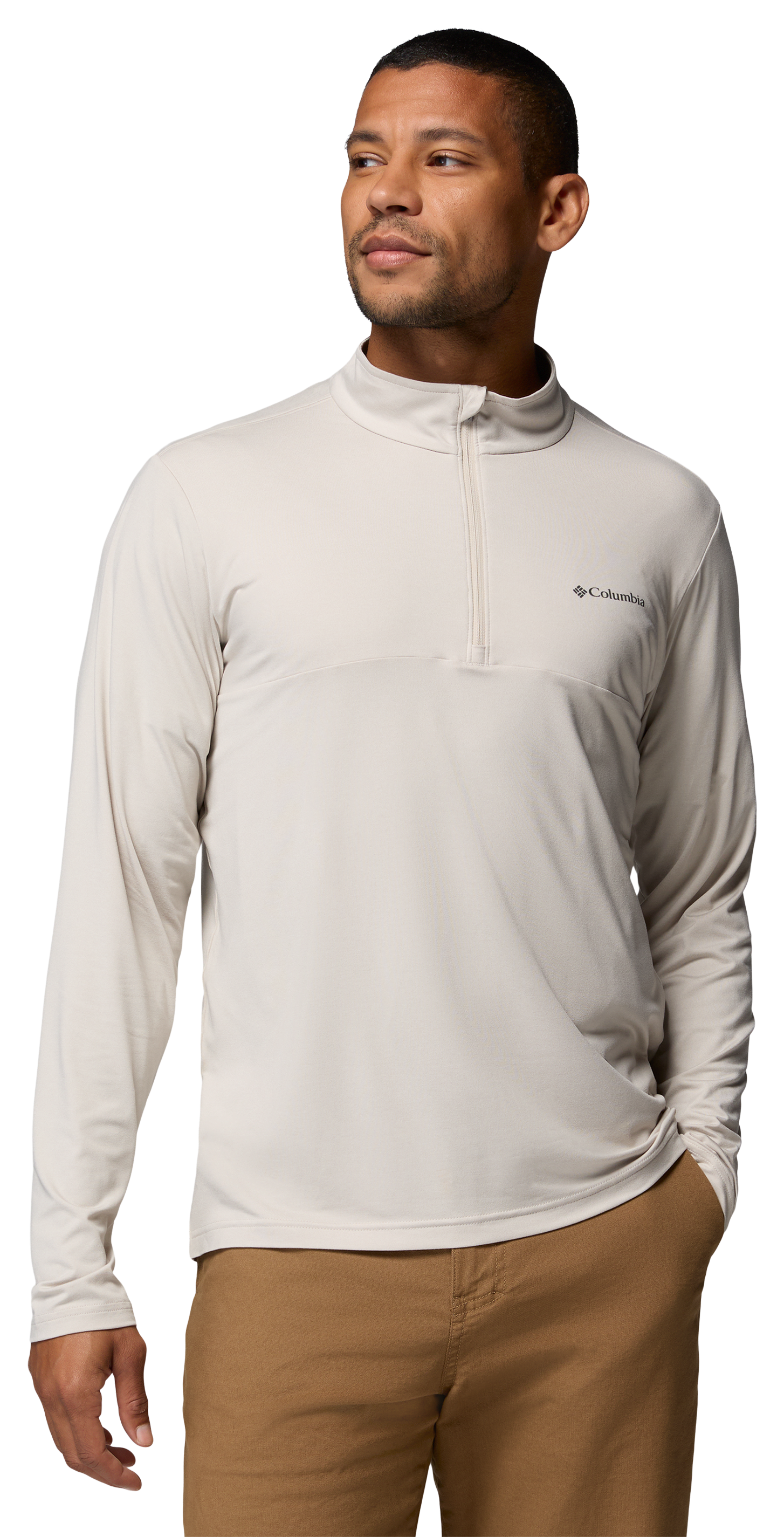 Columbia Parsons Point Quarter-Zip Pullover - Dark Stone Heather