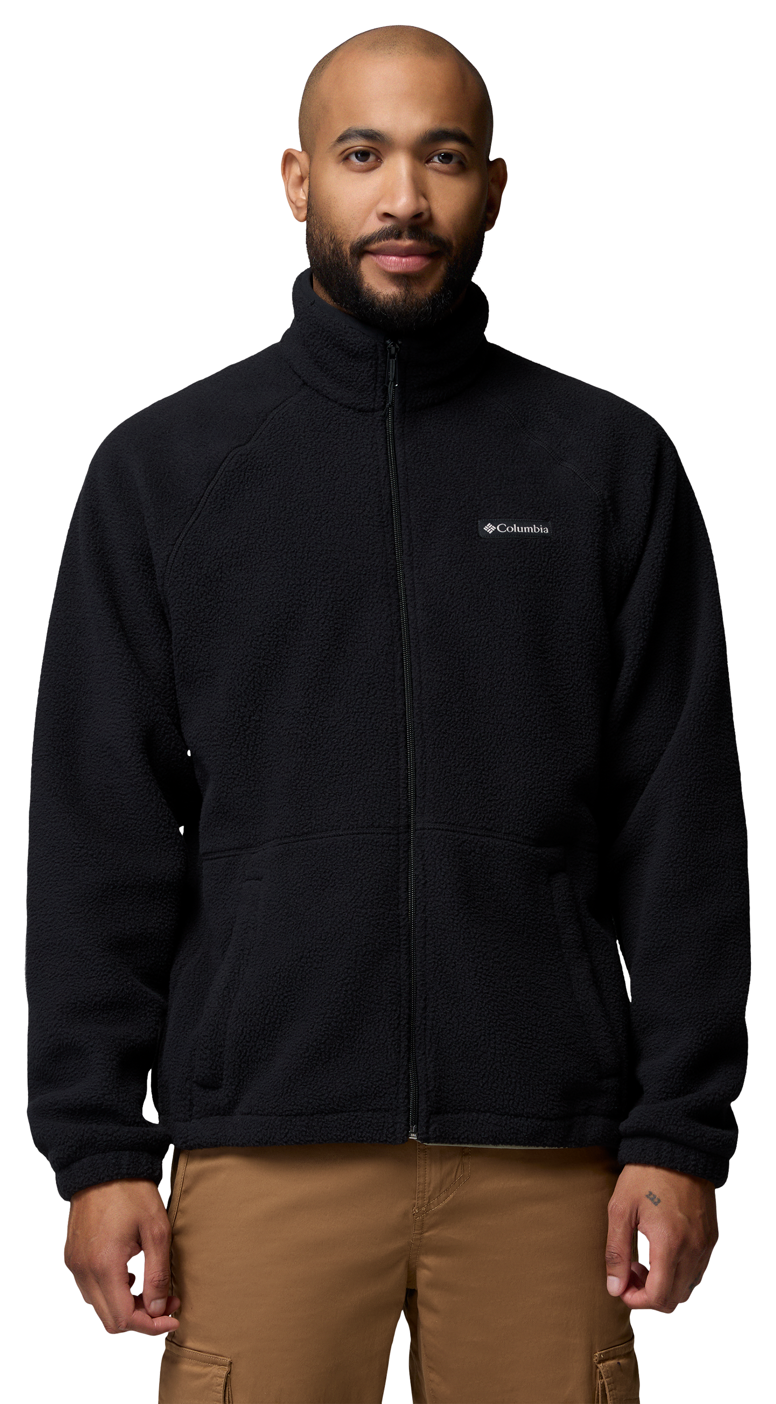 Columbia Columbia Timber Crest Fleece Full-Zip Jacket - Black - $60.00 at Bass Pro Shops