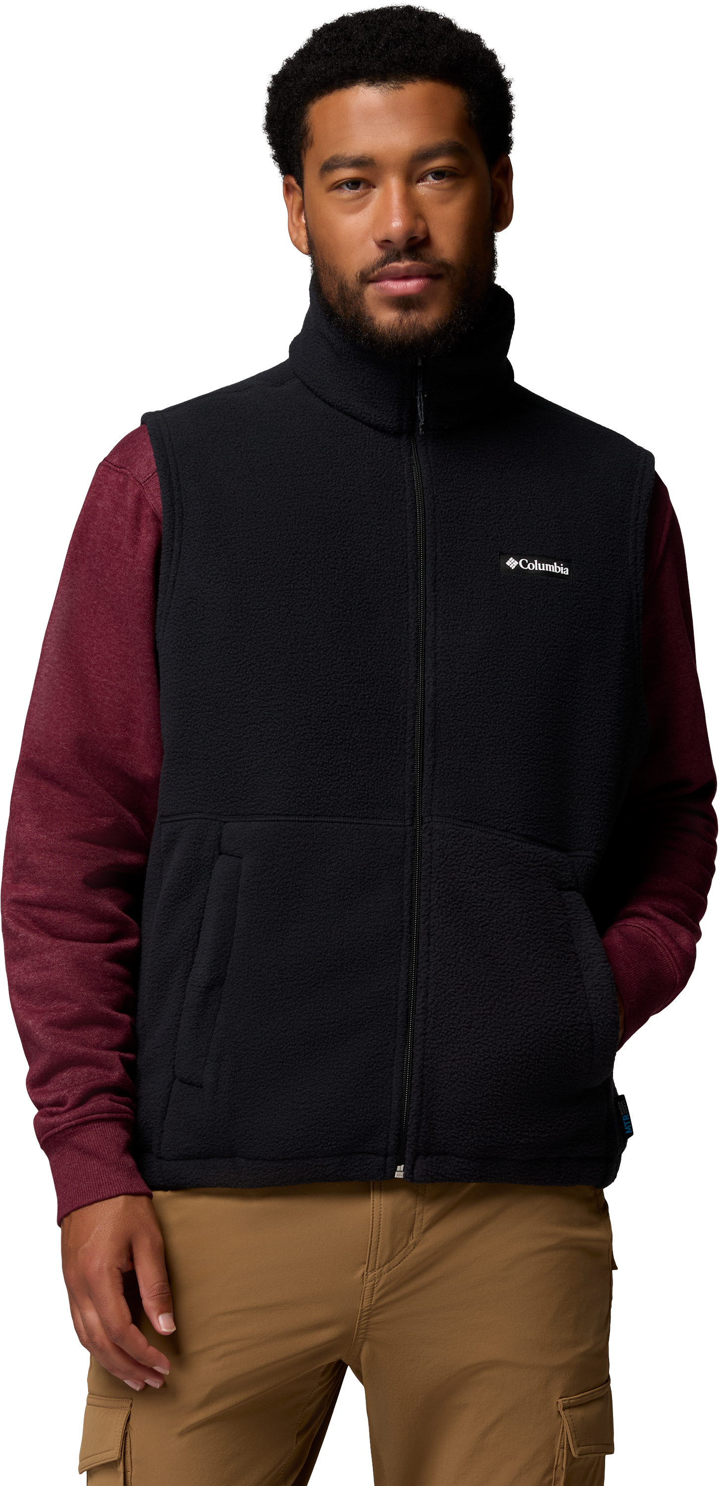 Image of Columbia Timber Crest MTR Fleece Vest - Black