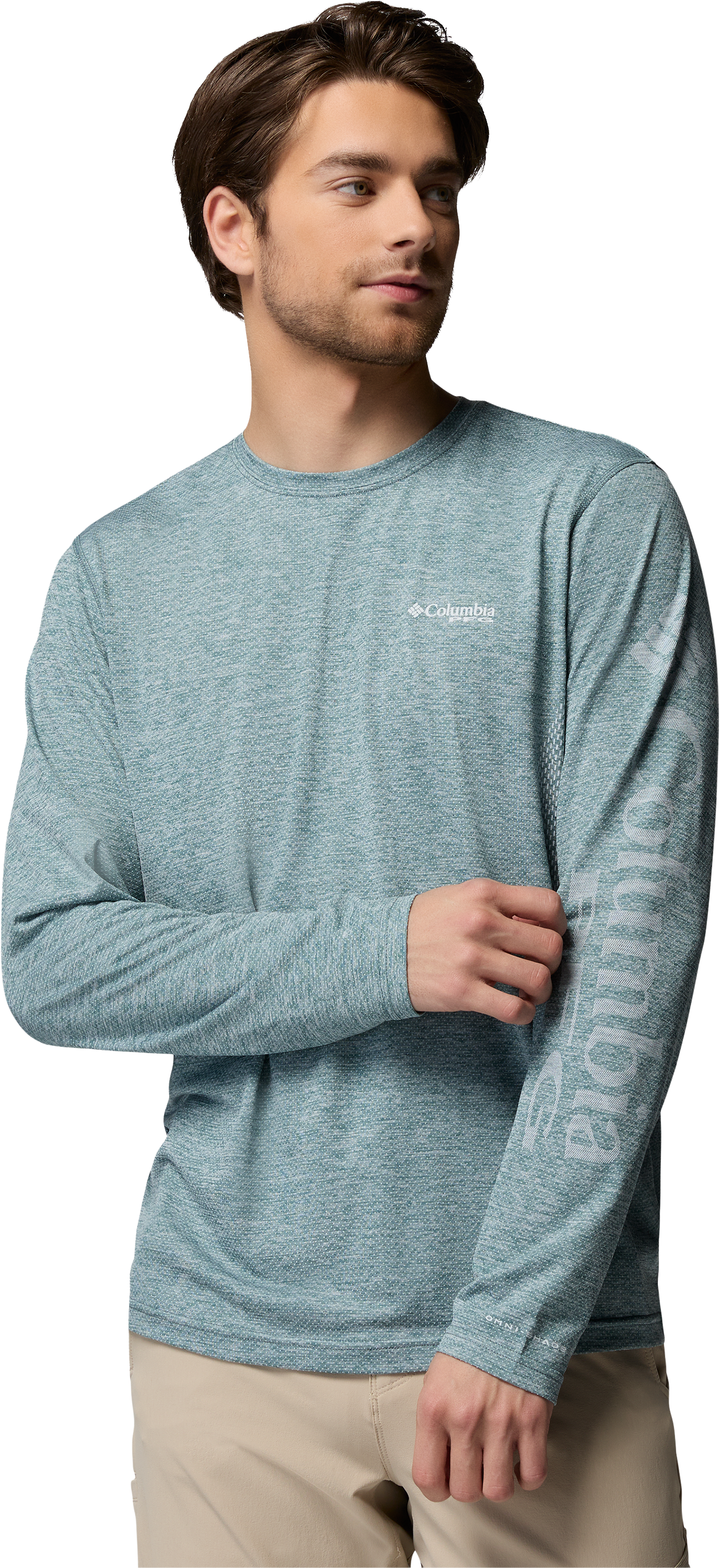 Columbia PFG Terminal Tech Long-Sleeve Shirt - Metal