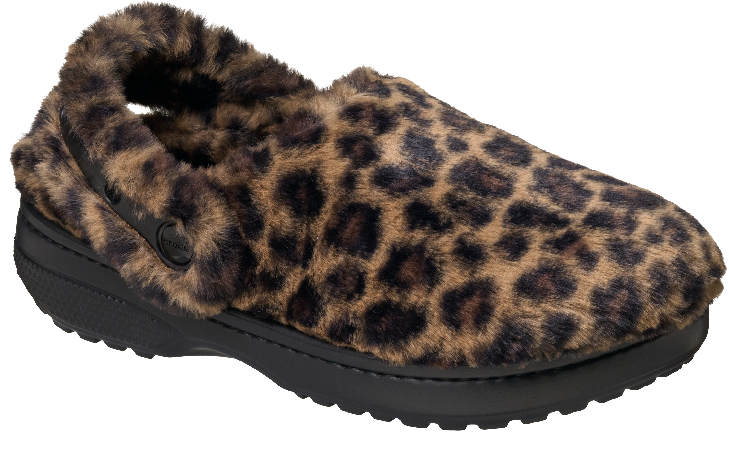 Crocs Classic Unfurgettable Leopard Print Clogs for Women - Sepia/Leopard