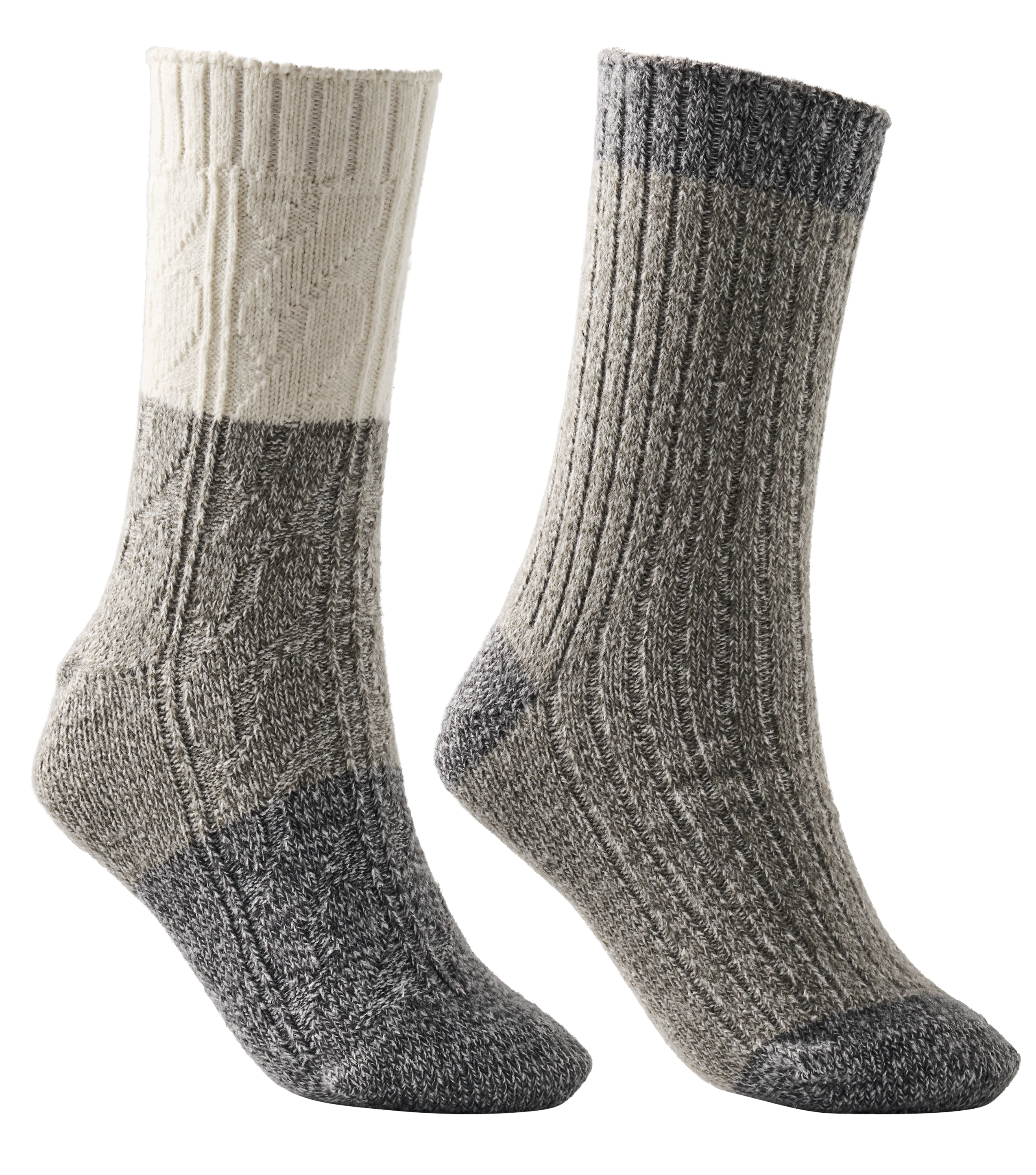 Natural Reflections Cabin Crew Socks 2-Pair Pack - Black