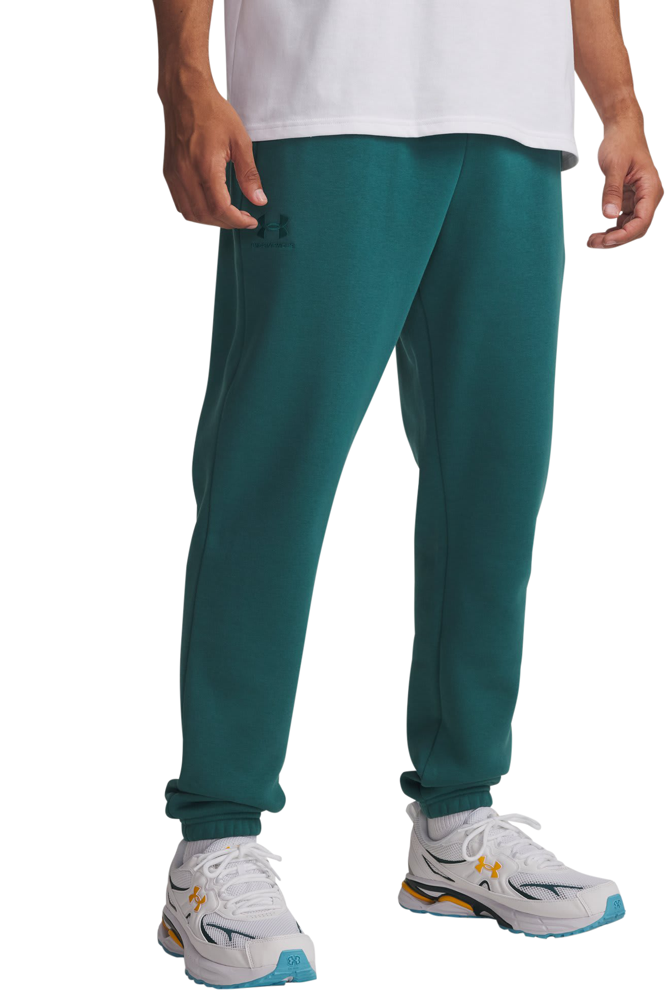 Image of Under Armour Icon Fleece Joggers - Rack Green/Rack Green