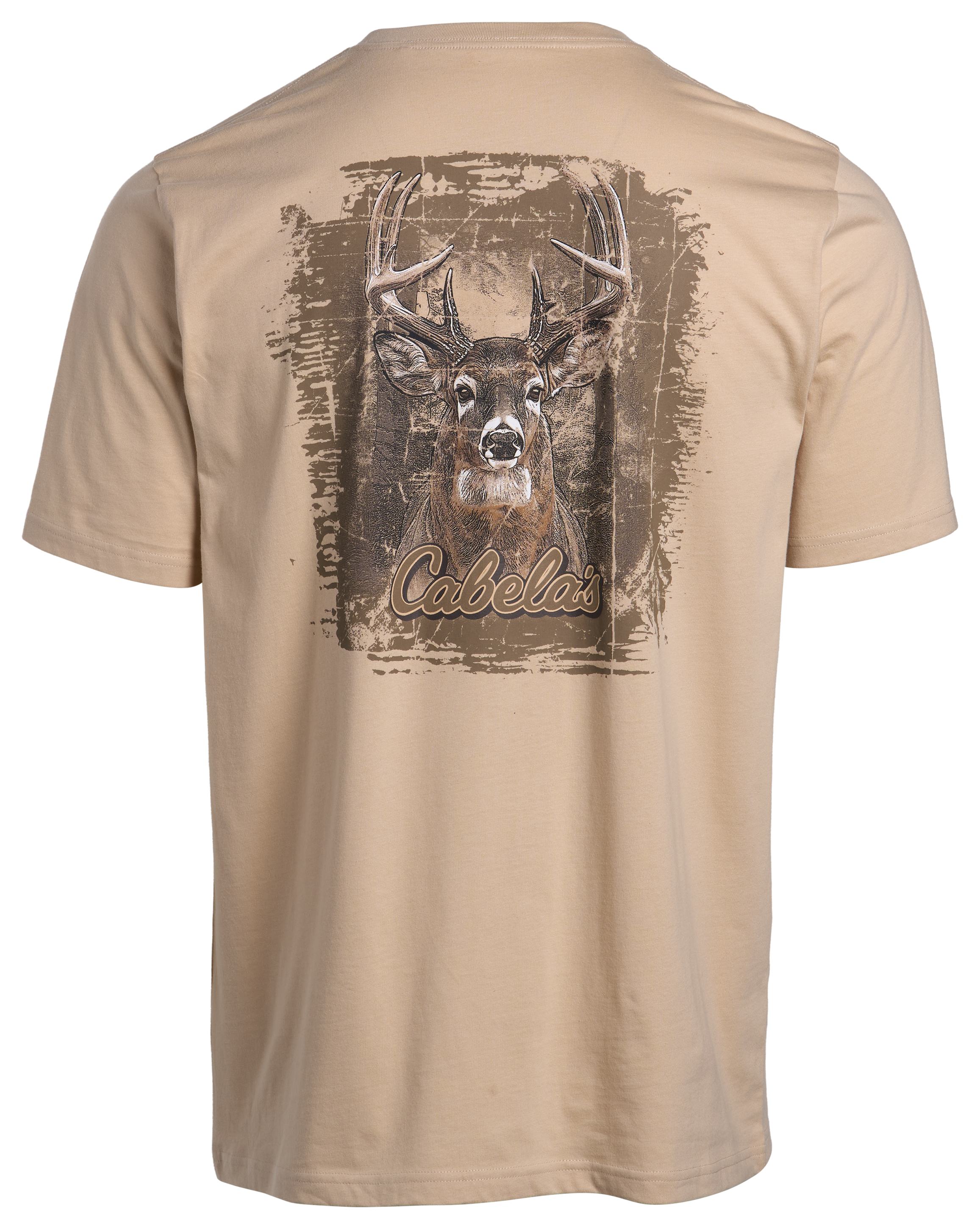 Cabela's Deer Logo Short-Sleeve T-Shirt - Sand