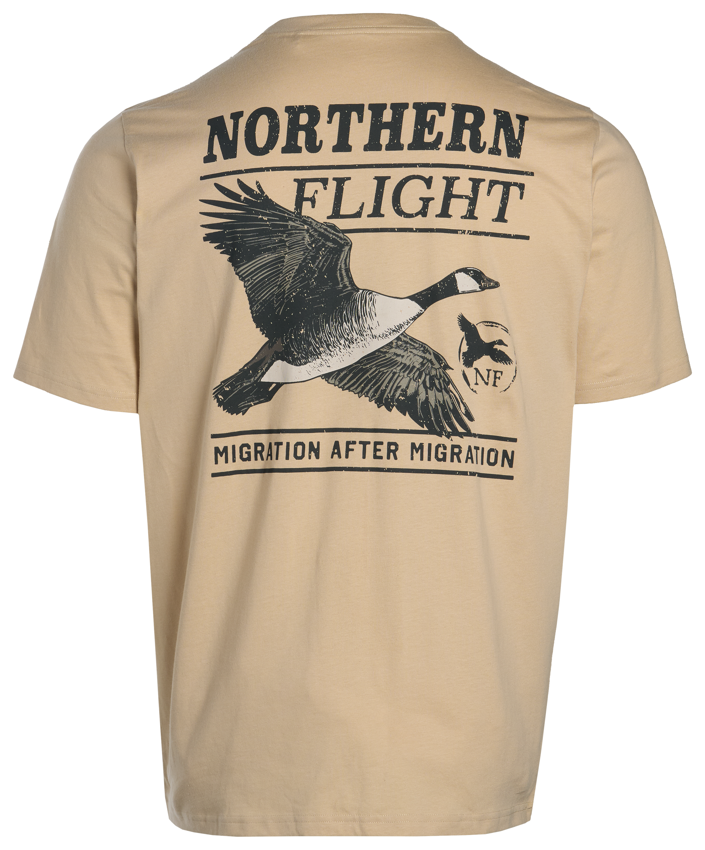 Northern Flight Canada Goose Logo Short-Sleeve T-Shirt - Sand