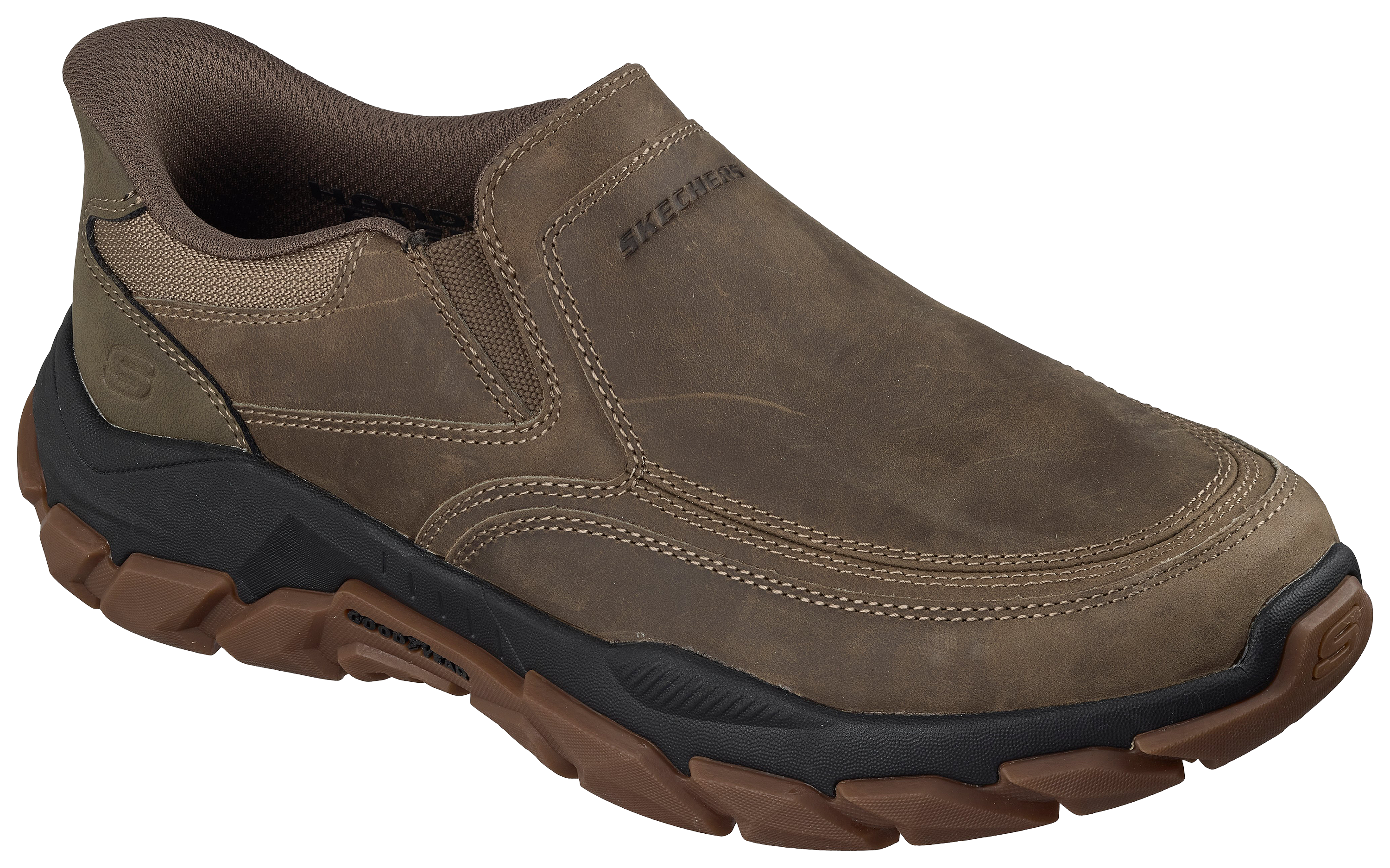 Skechers Santoro Archaic Slip-Ins Casual Shoes for Men - Dark Taupe