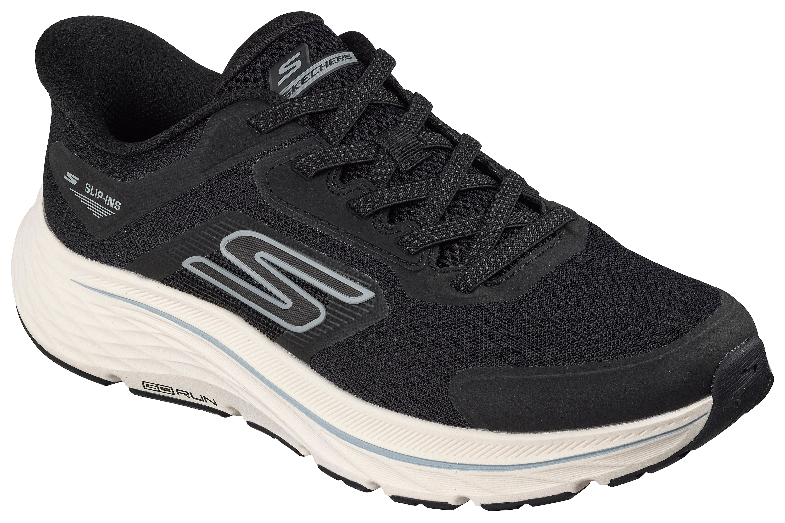 Image of Skechers Slip-ins GO RUN Consistent 3 Athletic Shoes for Men - Black