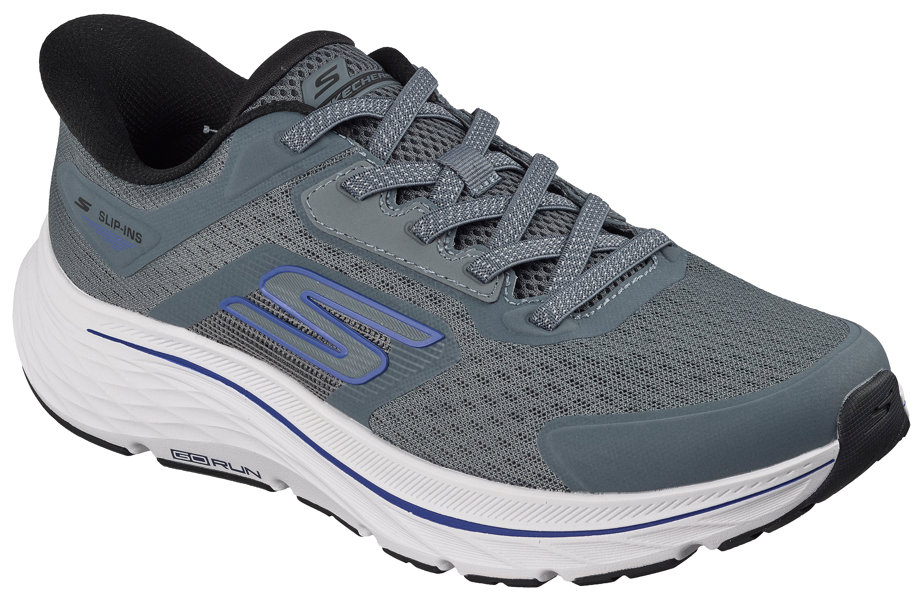 Image of Skechers Slip-ins GO RUN Consistent 3 Athletic Shoes for Men - Charcoal