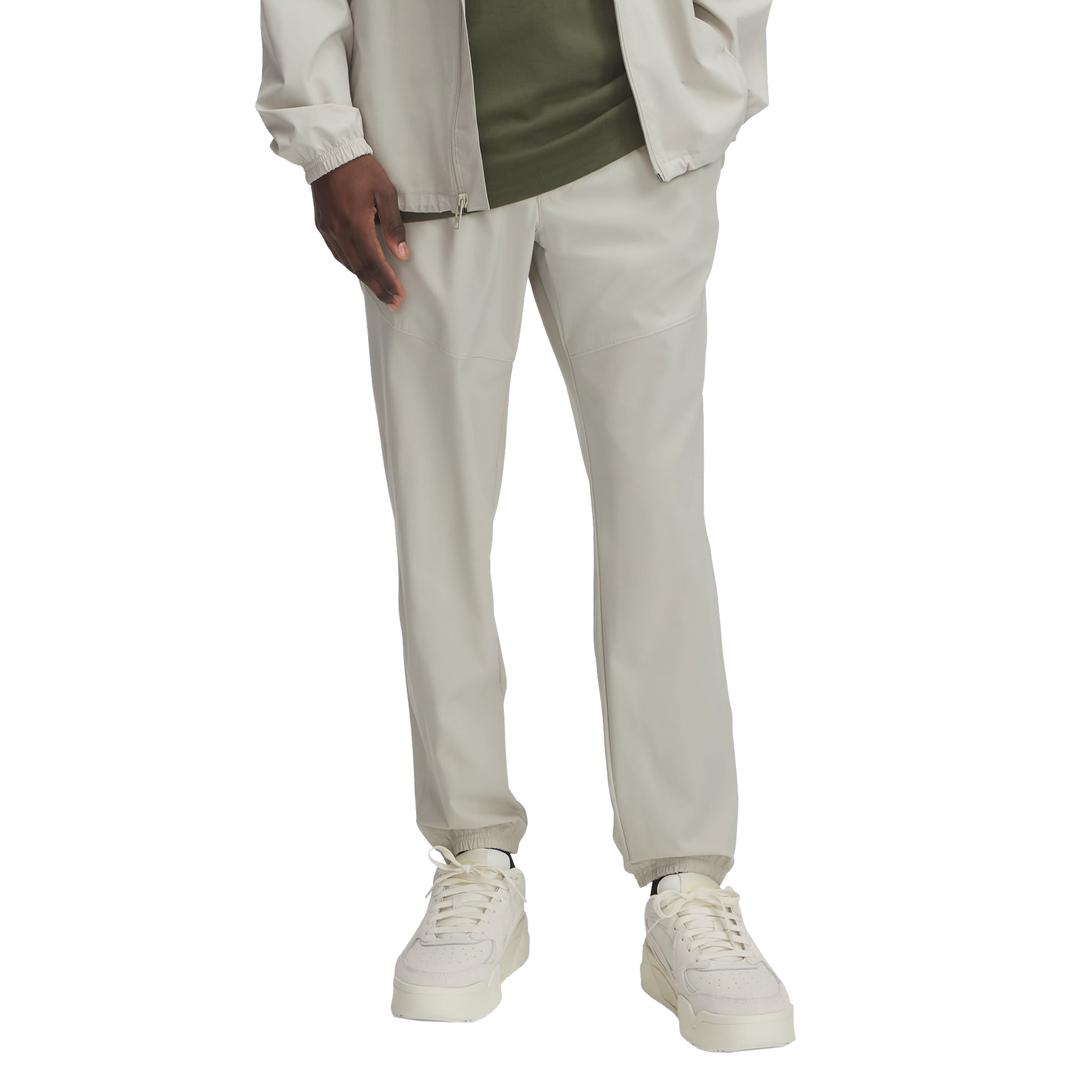 Image of Under Armour Vibe Woven Joggers - Khaki Base/Black