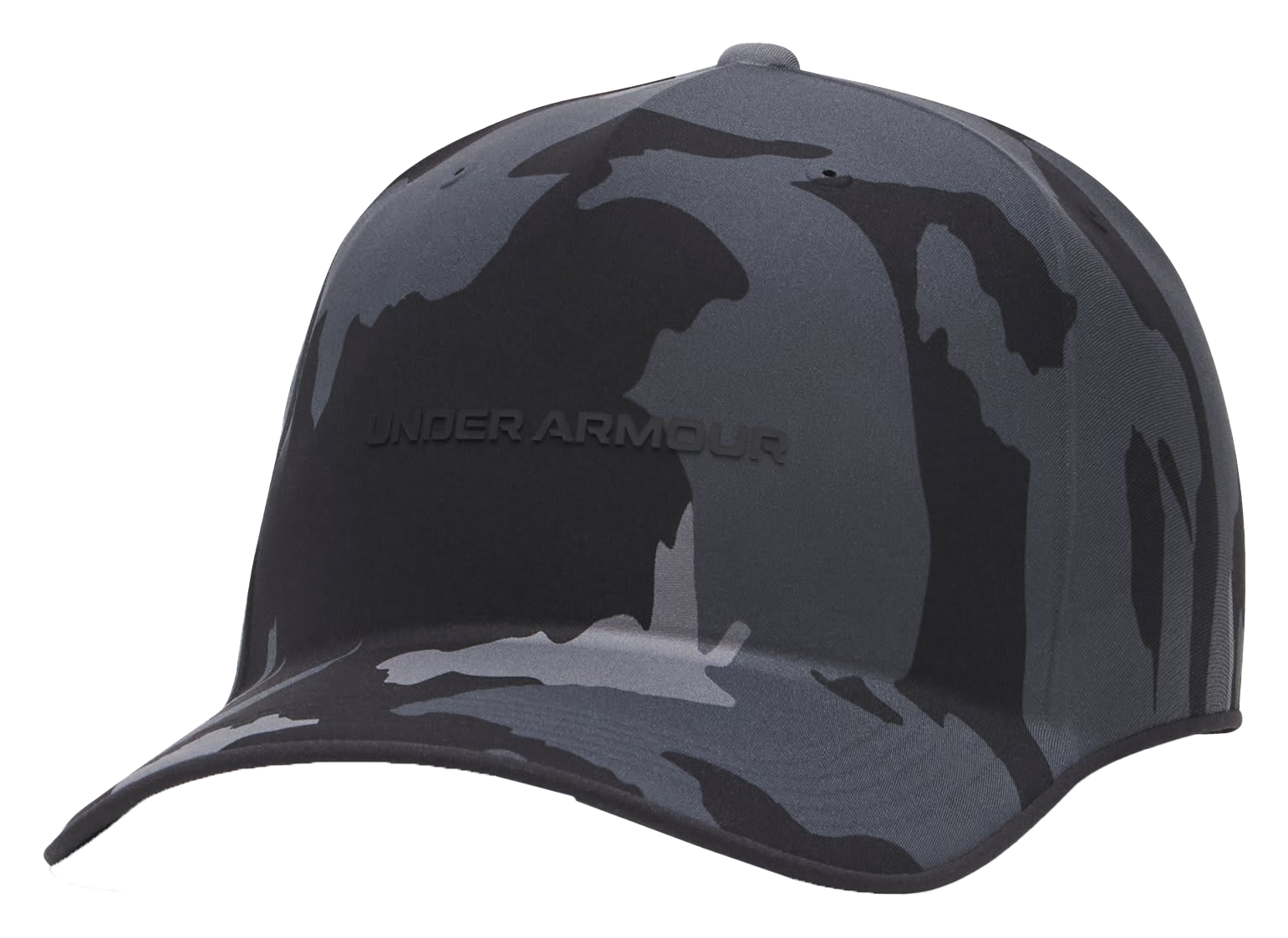 Image of Under Armour Stealthform Logo High-Crown Adjustable Cap - Concrete/Anthracite/Black